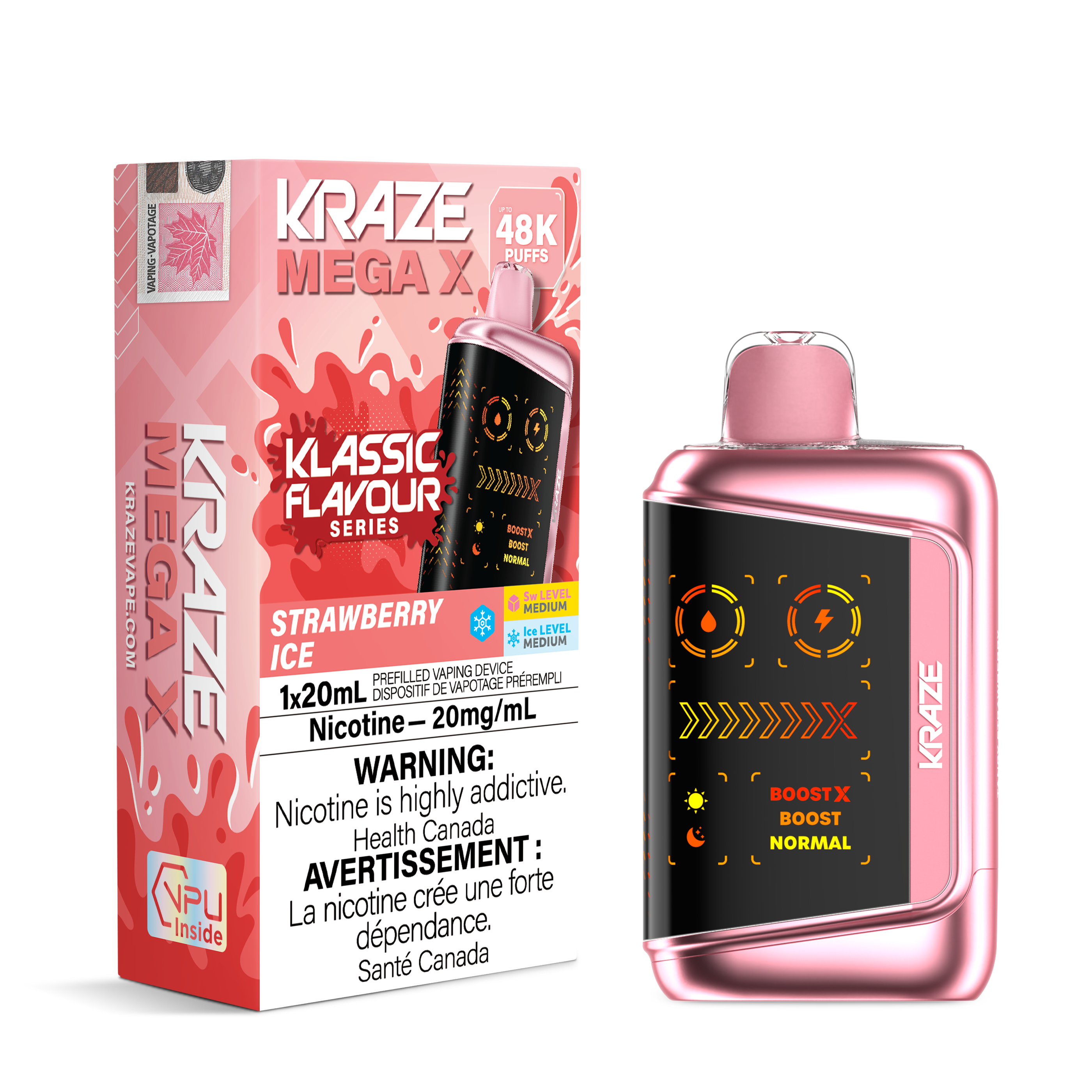 [ONT] Kraze - Mega X - Rechargeable Disposable - 48k Puffs