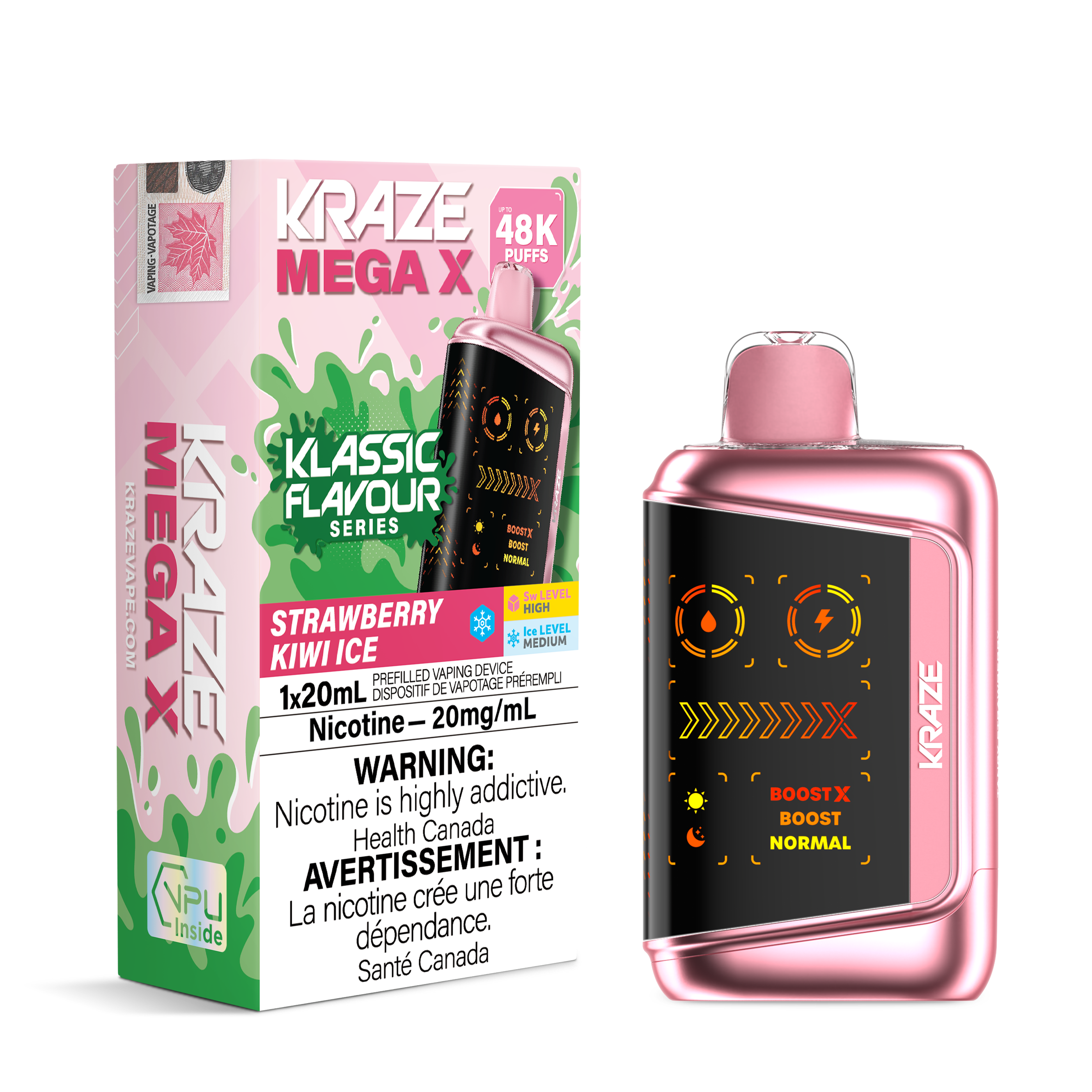 [ONT] Kraze - Mega X - Rechargeable Disposable - 48k Puffs