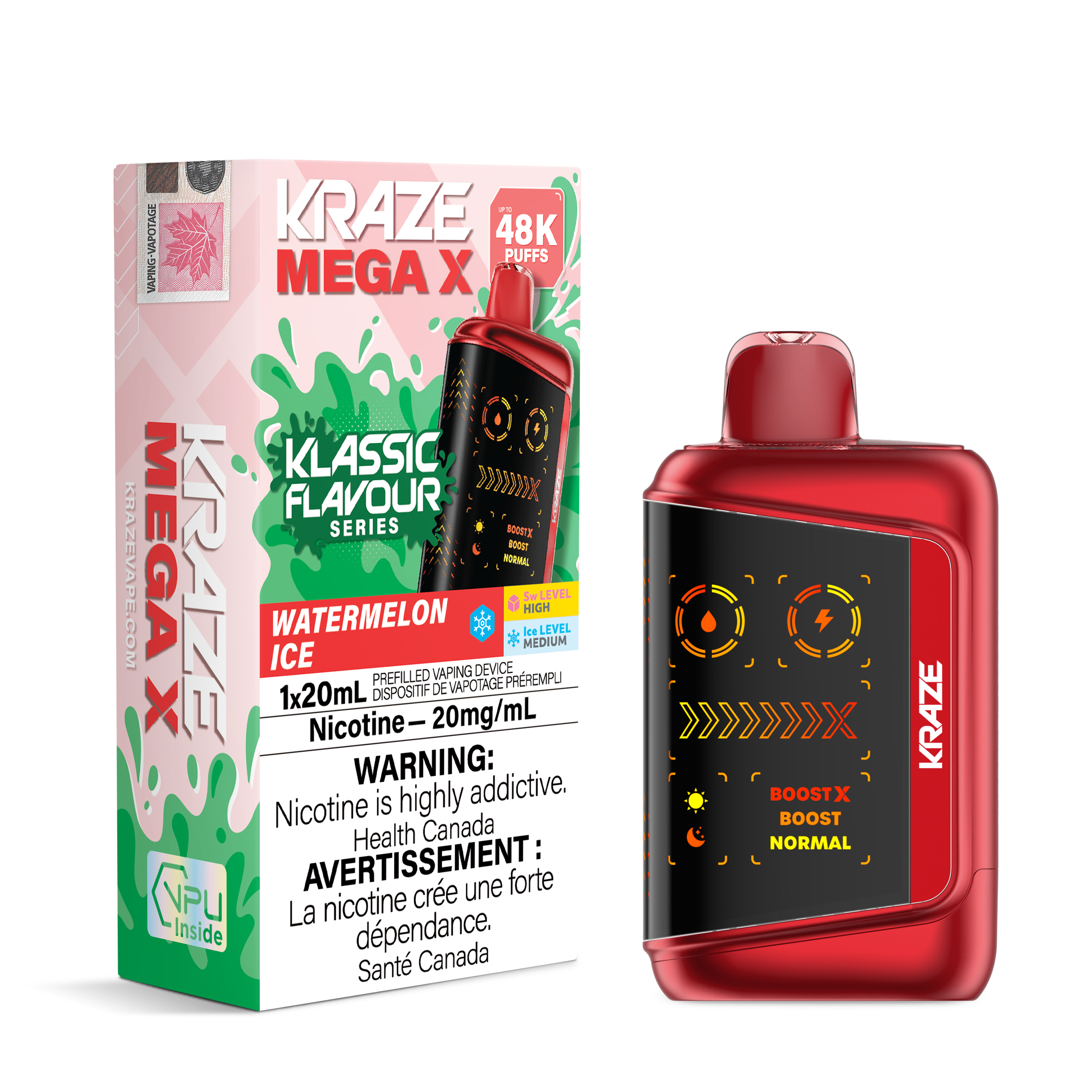[ONT] Kraze - Mega X - Rechargeable Disposable - 48k Puffs