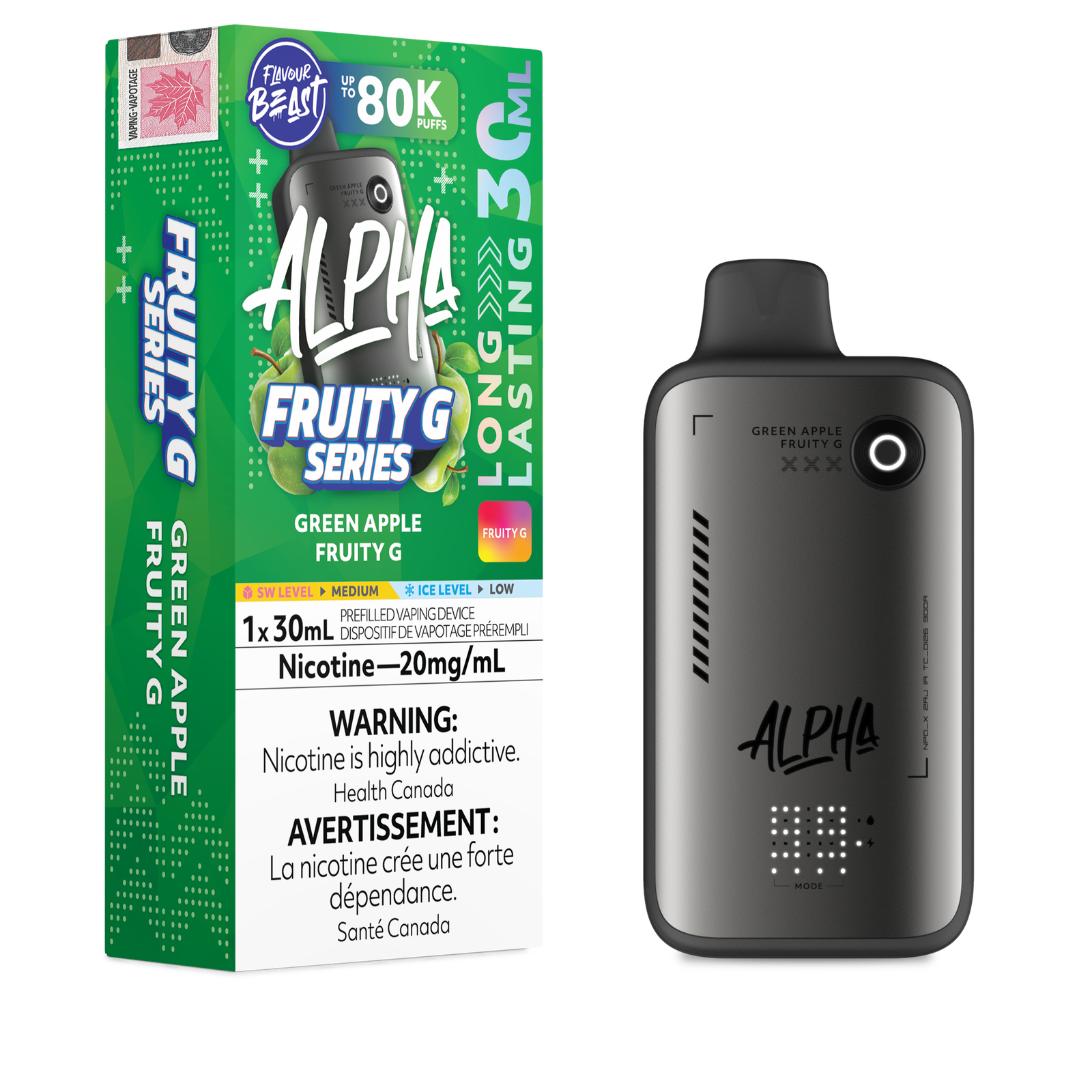 [ONT] Flavour Beast - Alpha - Rechargeable Disposable - 80k Puffs
