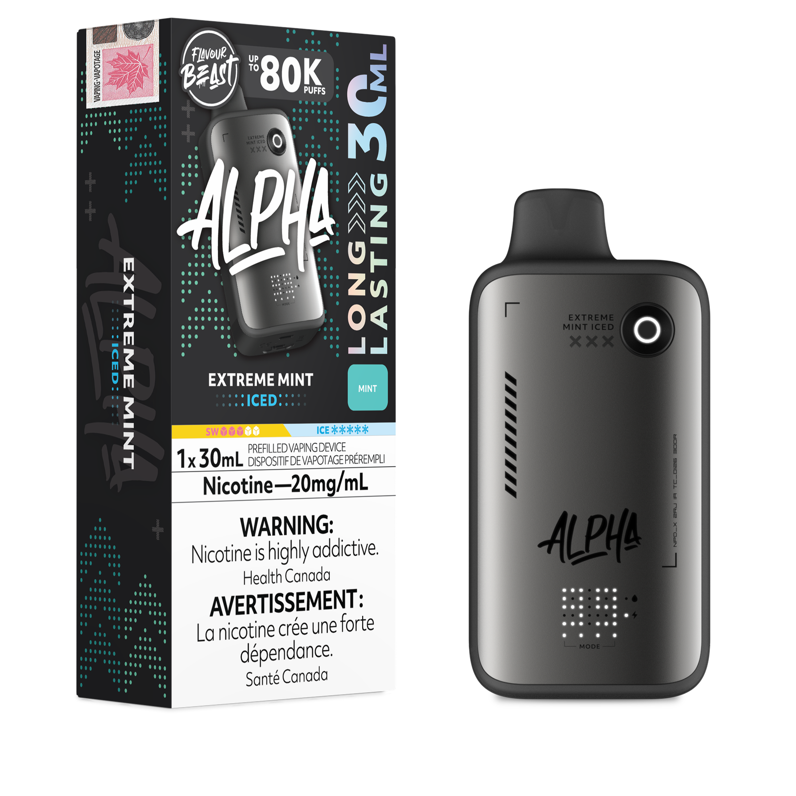 [ONT] Flavour Beast - Alpha - Rechargeable Disposable - 80k Puffs