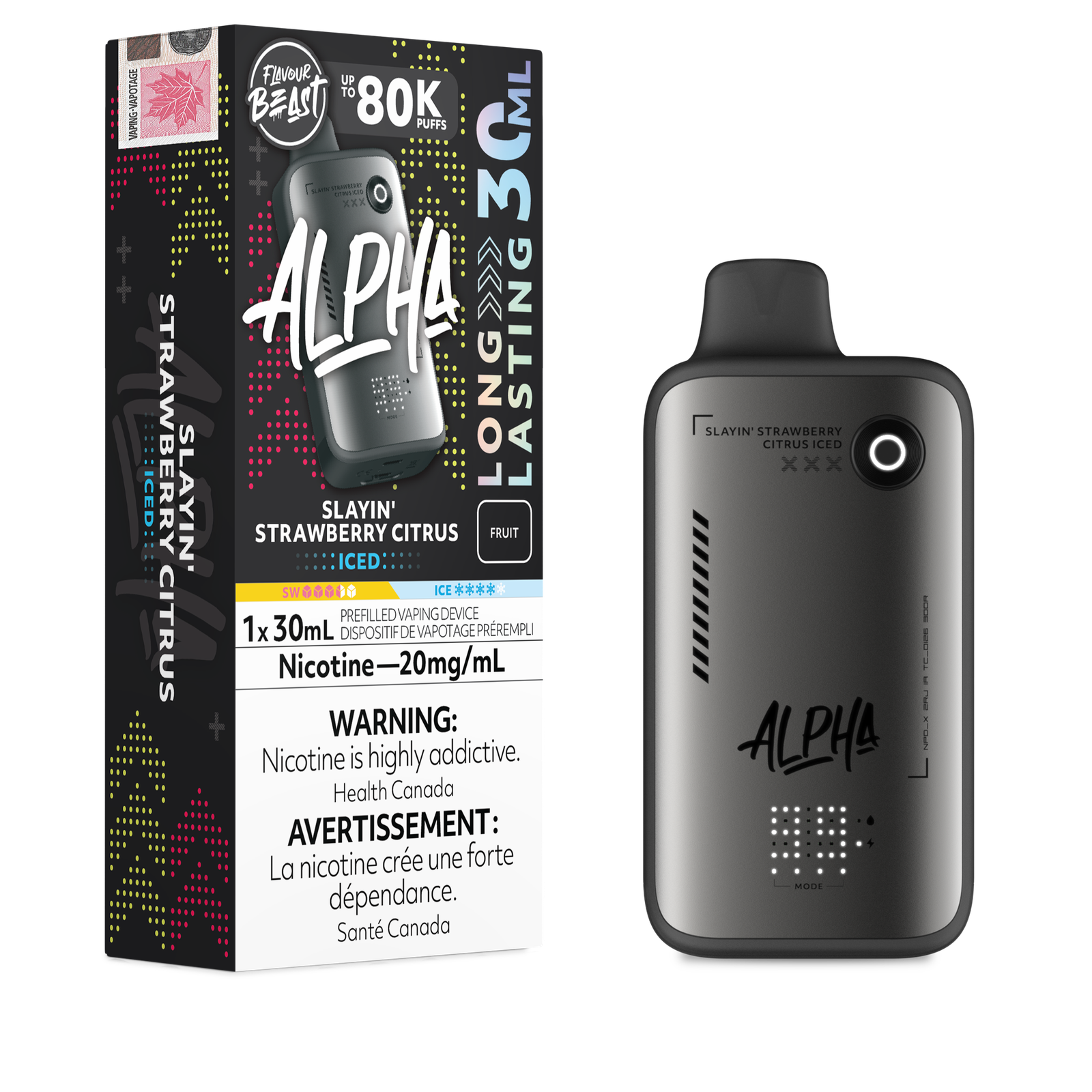 [ONT] Flavour Beast - Alpha - Rechargeable Disposable - 80k Puffs