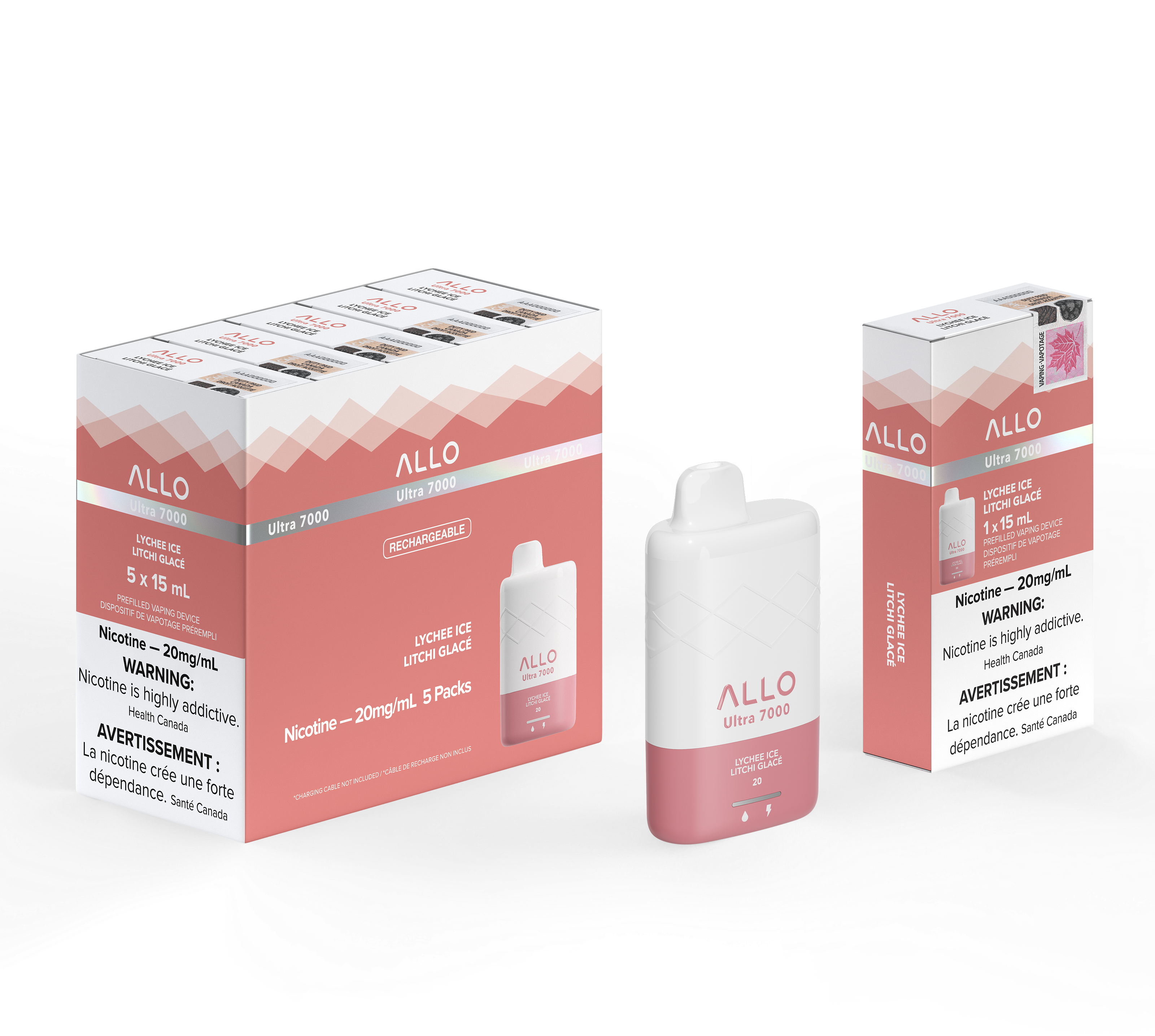 Allo Ultra 7000 - Rechargeable Disposable - 7000 Puffs