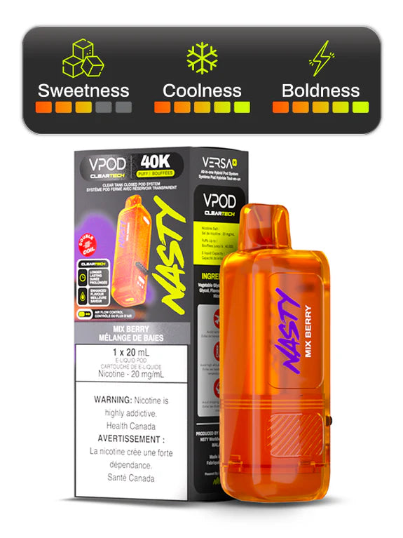 [ONT] Nasty - VPOD Versa X - Pod - 80k Puffs