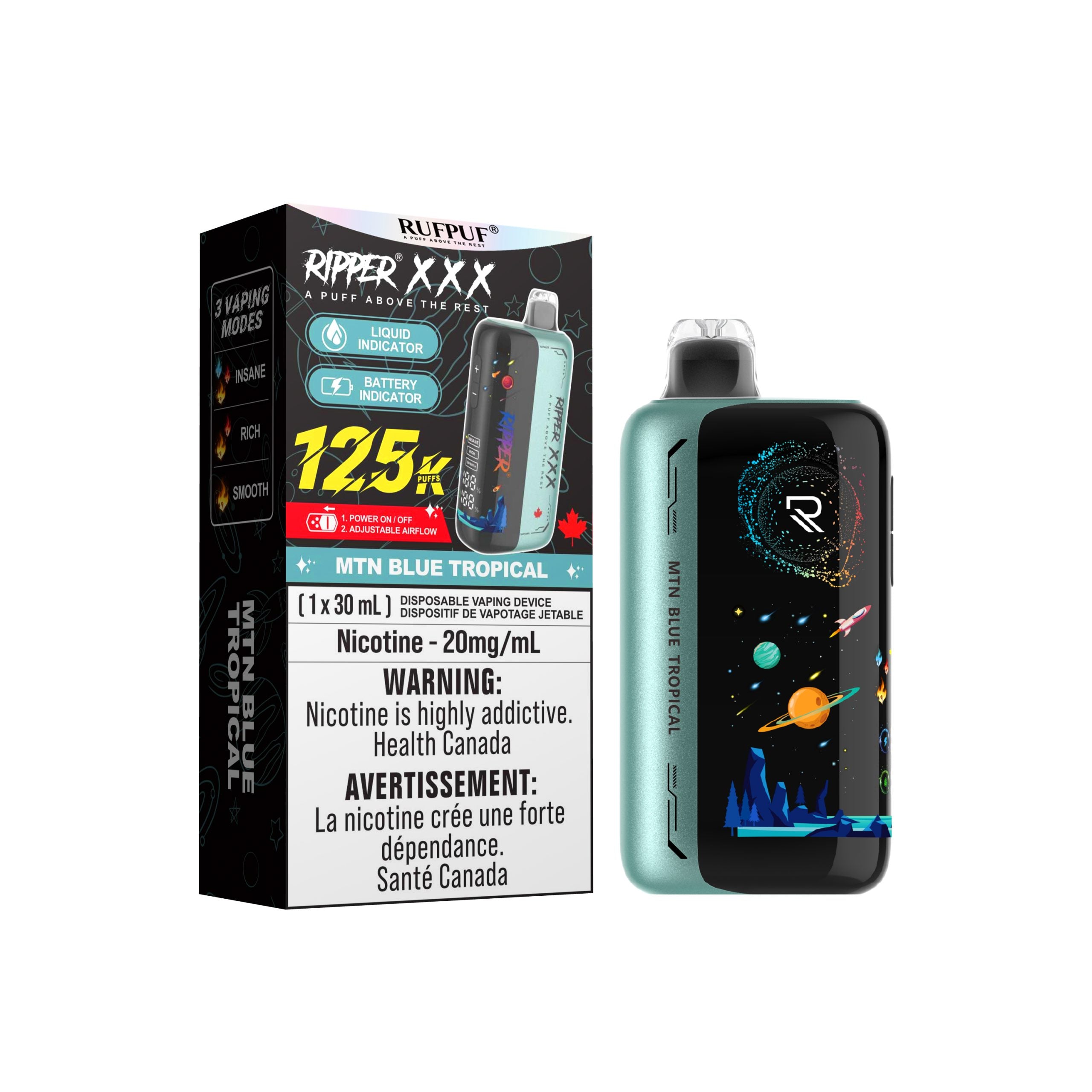 [ONT] Ripper - XXX - Rechargeable Disposable - 125k puffs