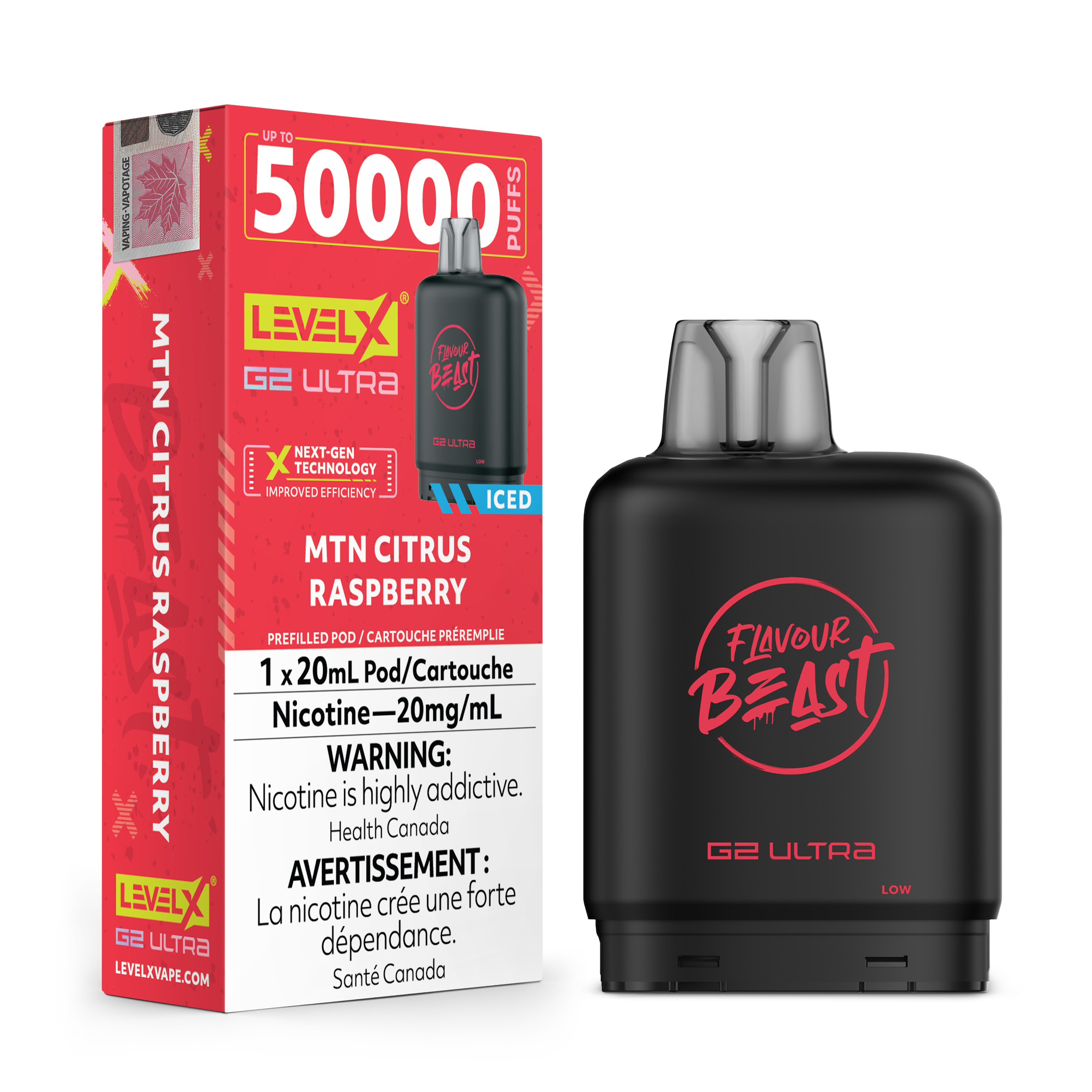 Level X - Flavour Beast G2 Ultra - Pod - 50k Puffs [ONTARIO]