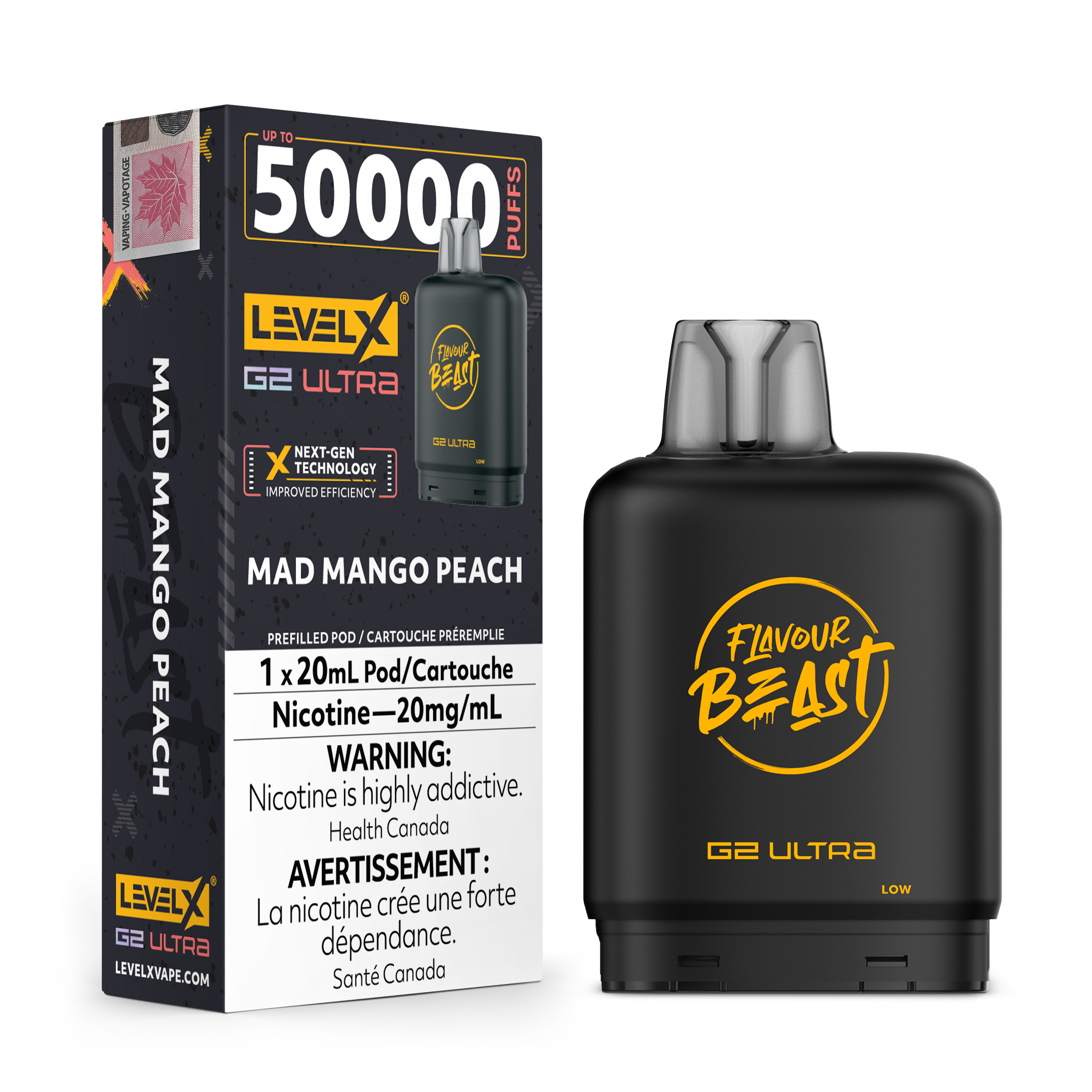Level X - Flavour Beast G2 Ultra - Pod - 50k Puffs [ONTARIO]