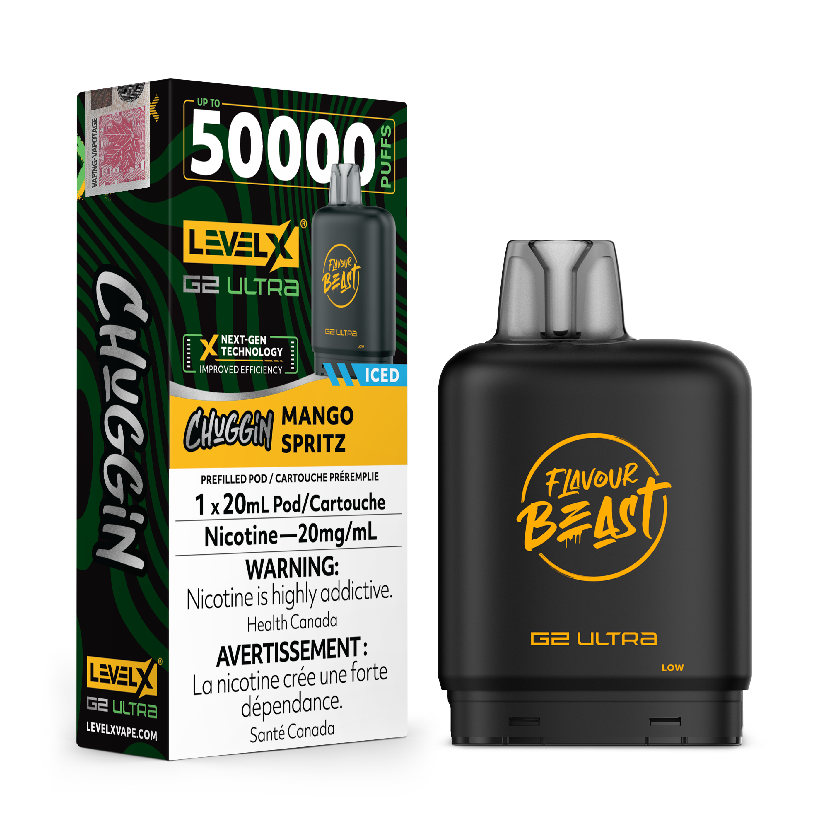 Level X - Flavour Beast G2 Ultra - Pod - 50k Puffs [ONTARIO]