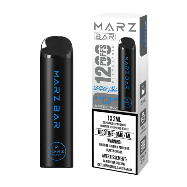 MARZ Bar - Disposable - 1200 Puffs - Nicotine Free