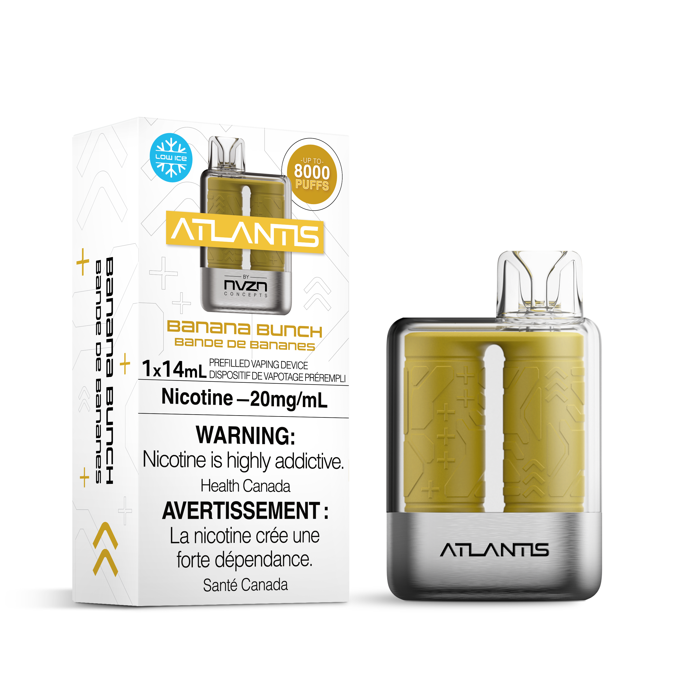 NVZN - Atlantis 8000 - Rechargeable Disposable - 8000 Puffs