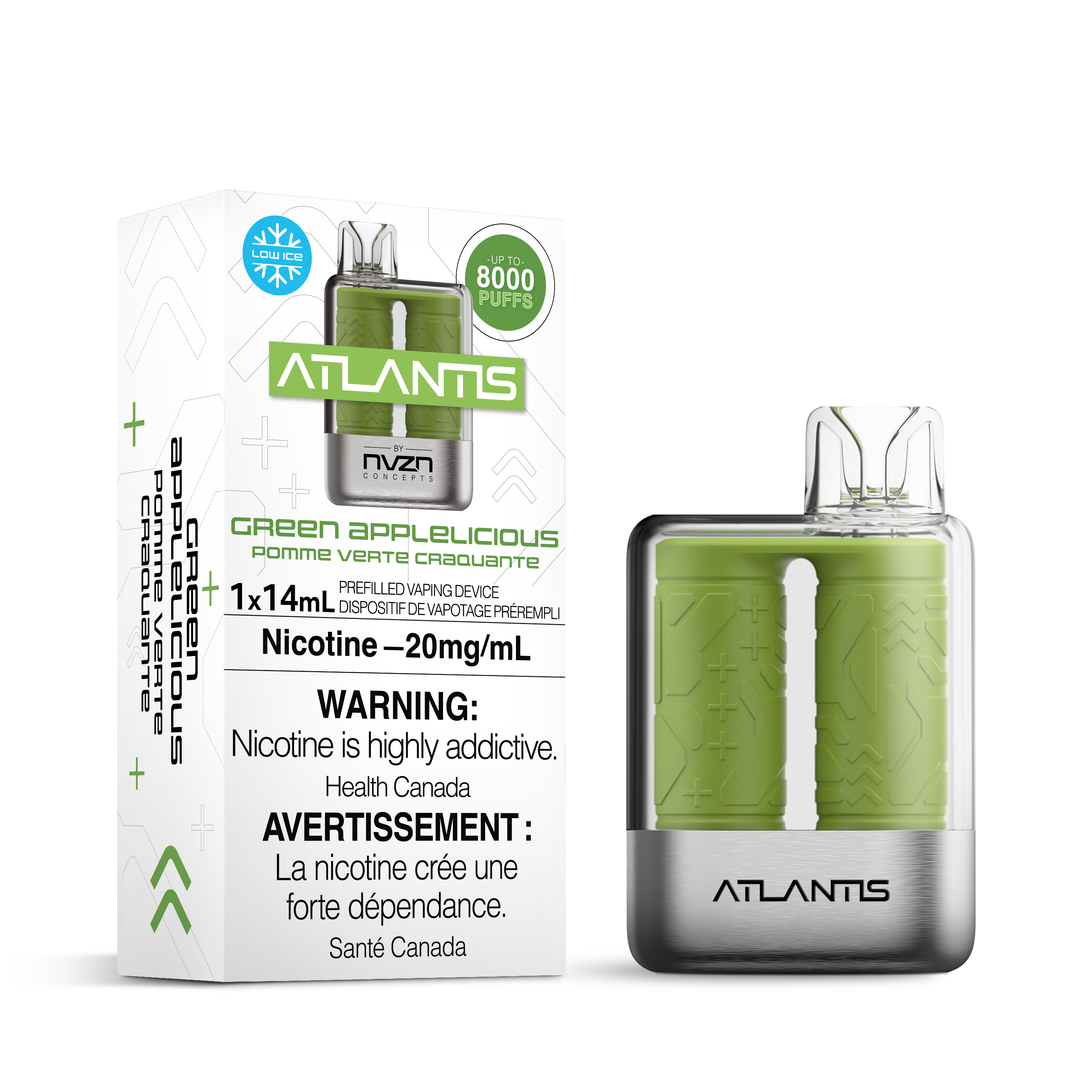 NVZN - Atlantis 8000 - Rechargeable Disposable - 8000 Puffs