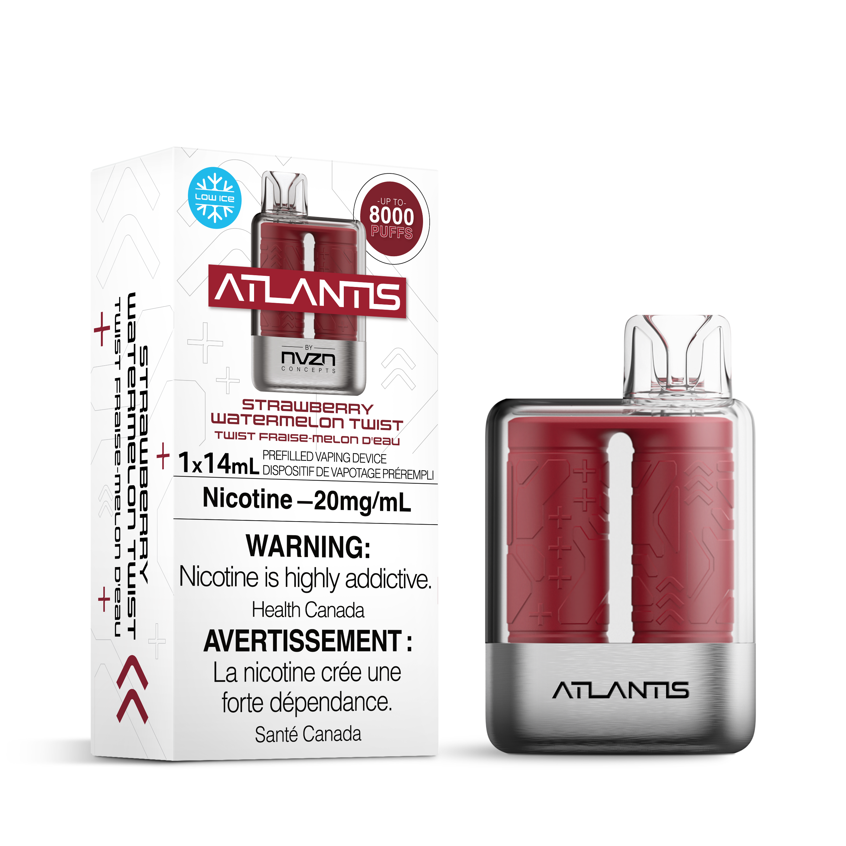 NVZN - Atlantis 8000 - Rechargeable Disposable - 8000 Puffs