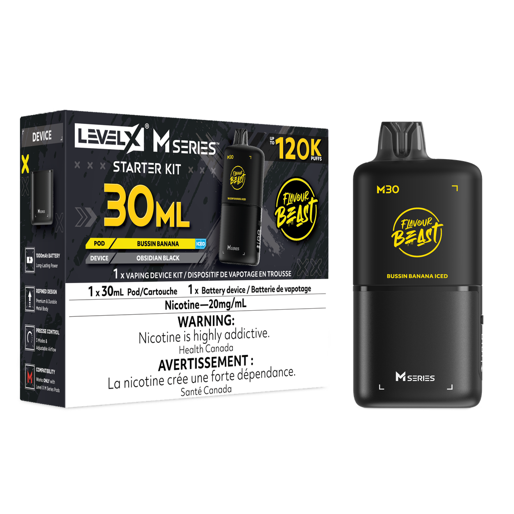 [ONT] Level X - Flavour Beast M Series 30mL - Starter Kit - 120k Puffs