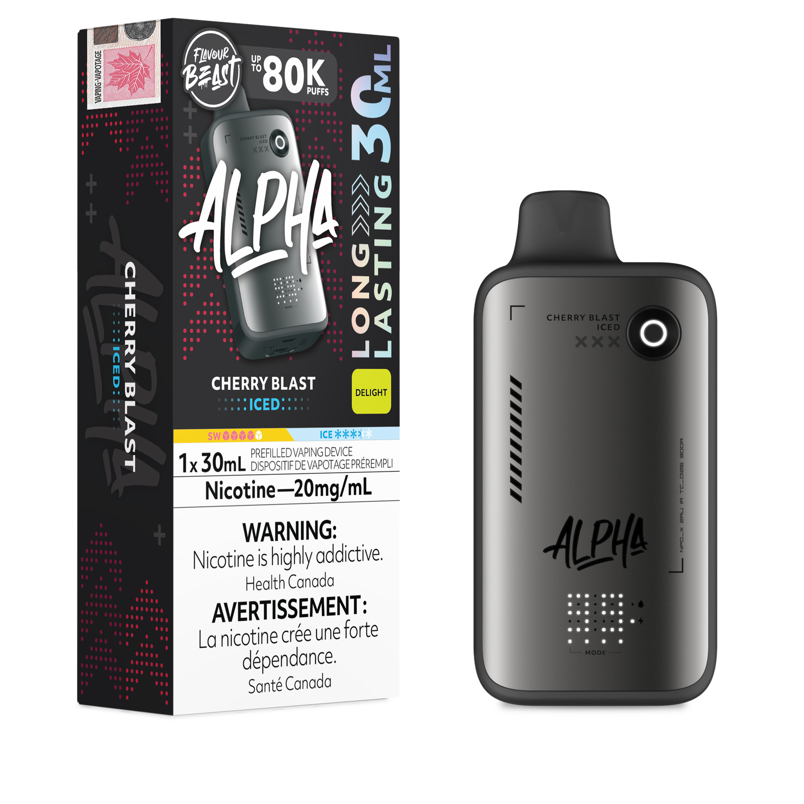 [ONT] Flavour Beast - Alpha - Rechargeable Disposable - 80k Puffs