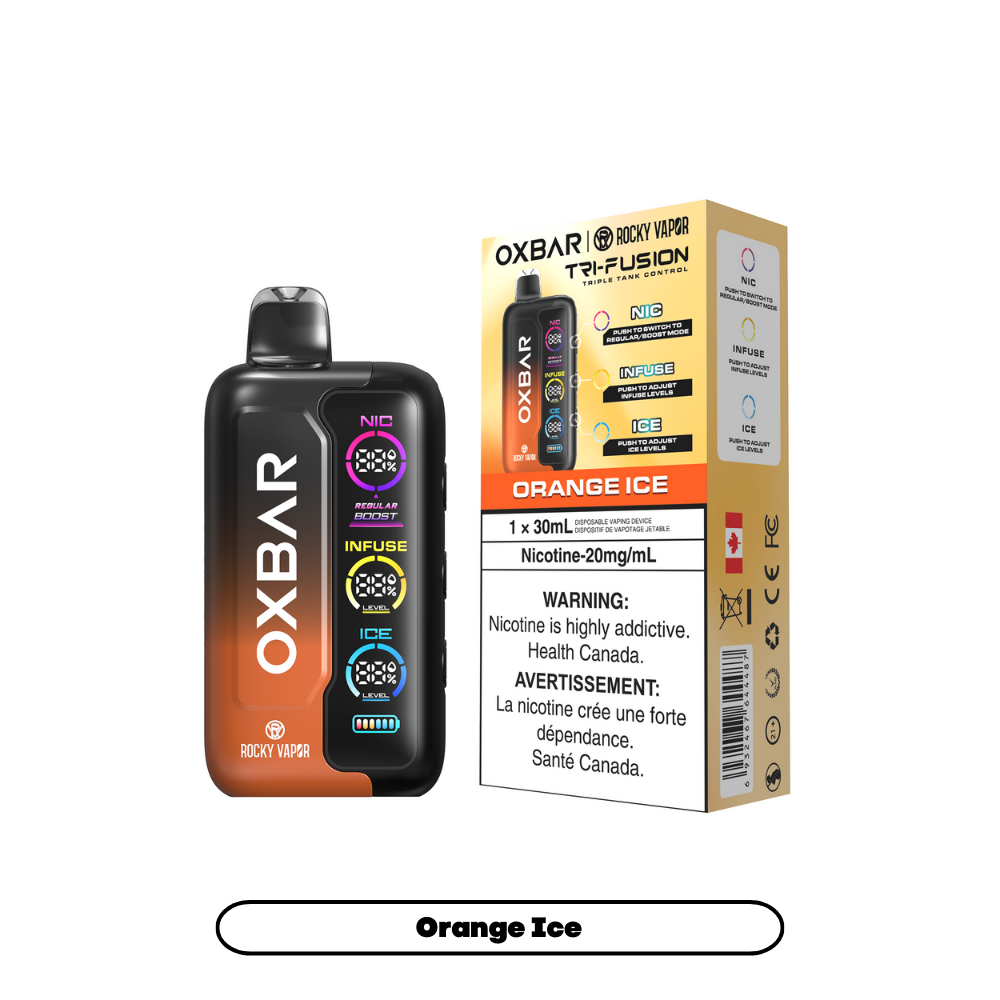 Oxbar Tri Fusion - Rechargeable Disposable - 60k Puffs [ONTARIO]