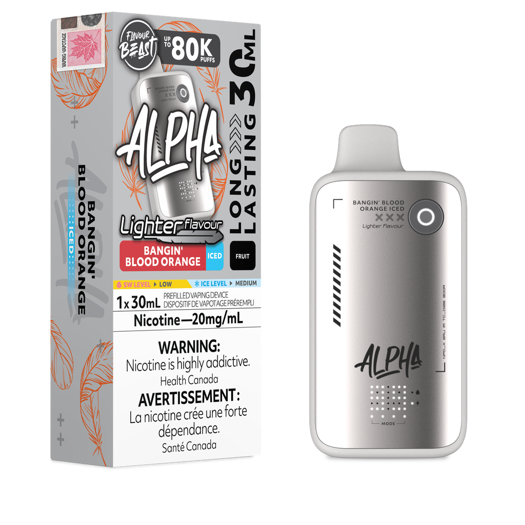[ONT] Flavour Beast - Alpha Light - Rechargeable Disposable - 80k Puffs