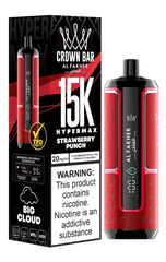 Al Fakher - Crown Bar Hypermax - Rechargeable Disposable - 15K Puffs [ONTARIO]