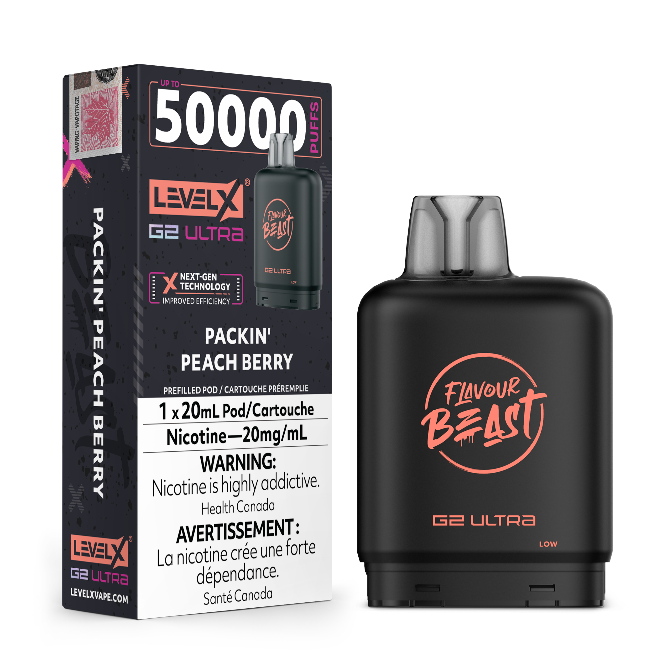 Level X - Flavour Beast G2 Ultra - Pod - 50k Puffs [ONTARIO]