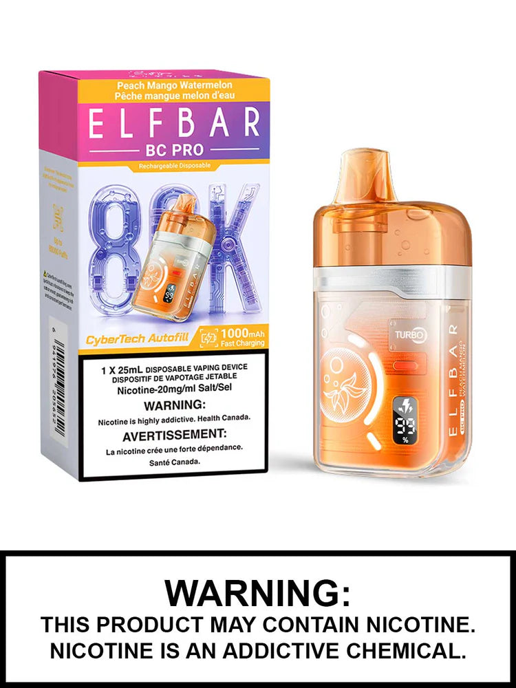 [ONT] Elf Bar BC Pro 80k - Rechargeable Disposable - 80,000 puffs 25ML