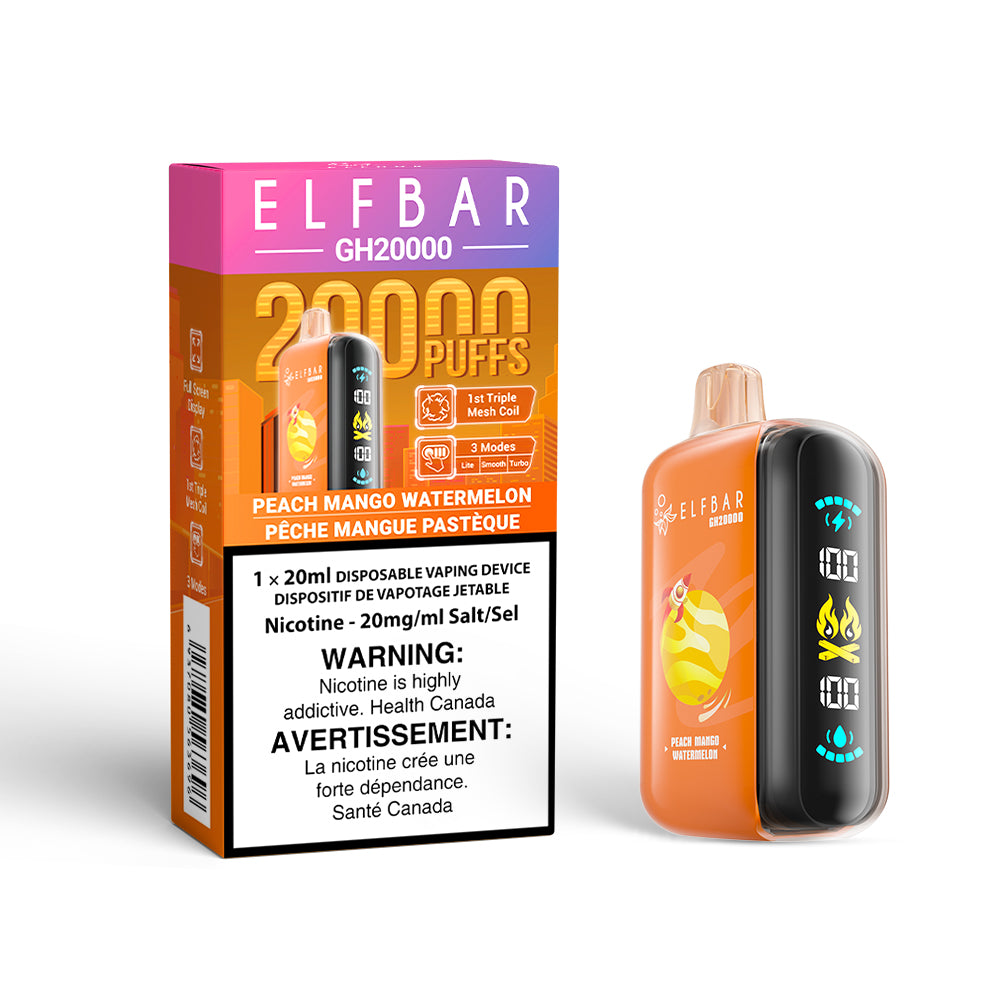 Elf Bar GH20000 - Rechargeable Disposable - 20000 puffs [ONTARIO]