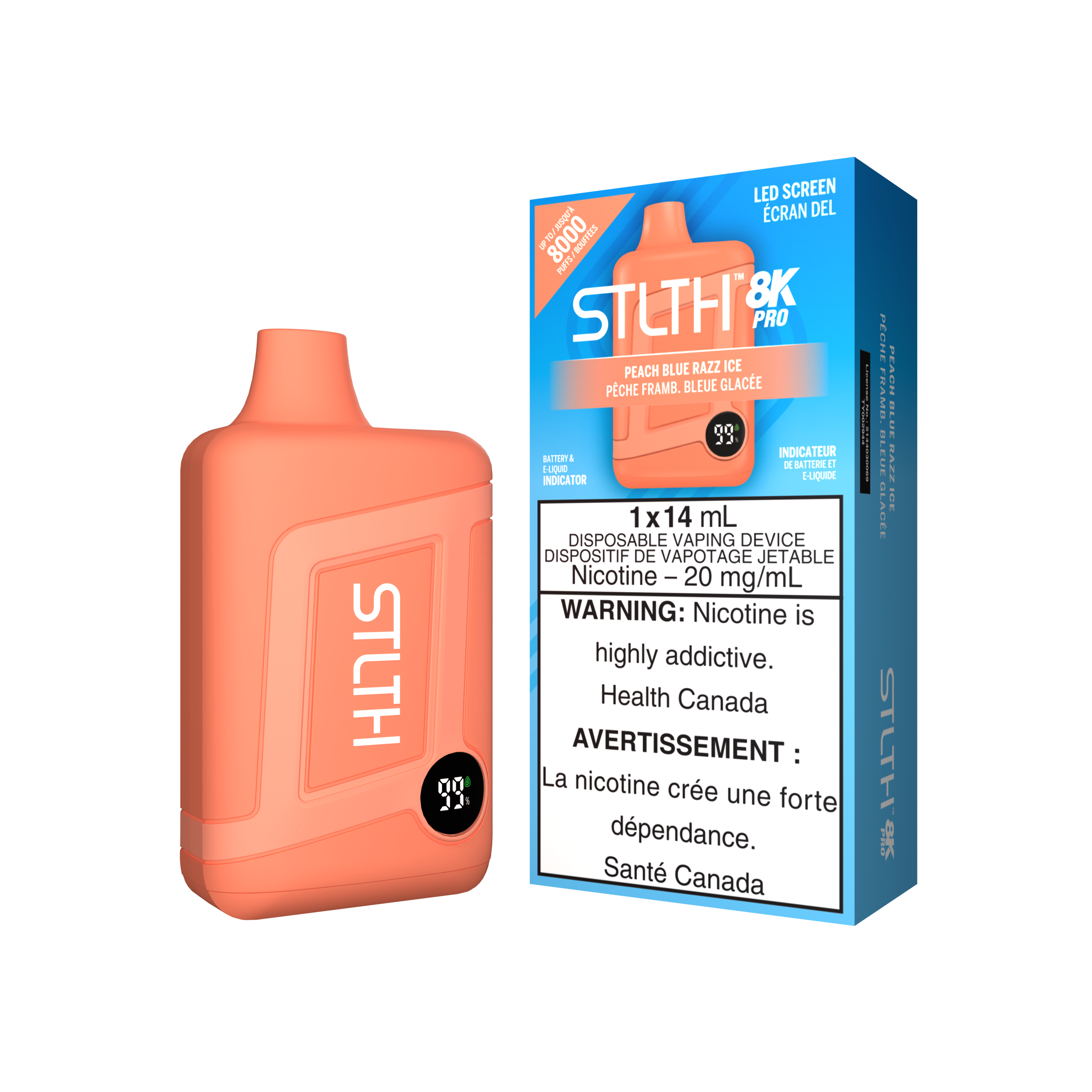 STLTH8K PRO - Rechargeable Disposable - 8k Puffs [ONTARIO]