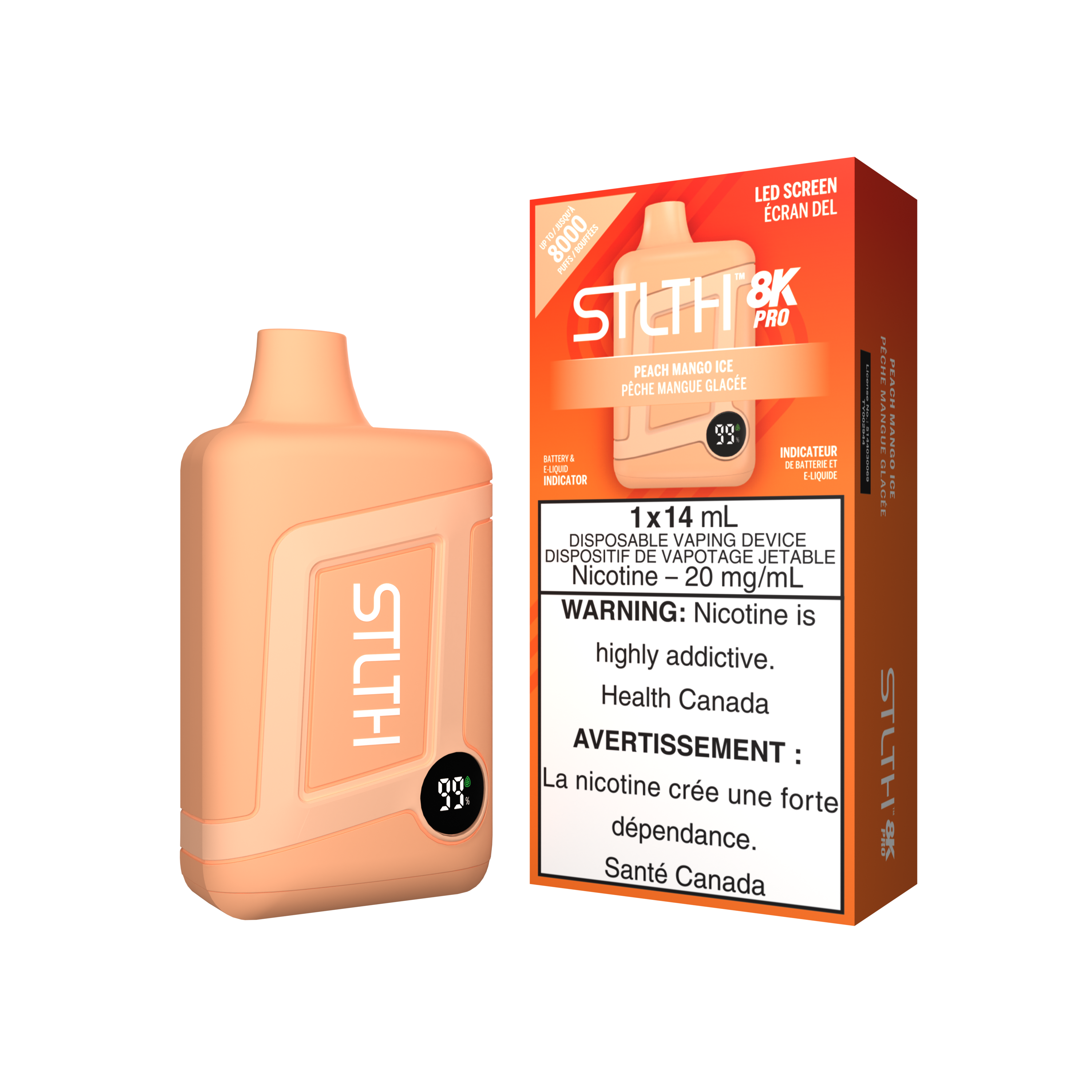 STLTH8K PRO - Rechargeable Disposable - 8k Puffs [ONTARIO]