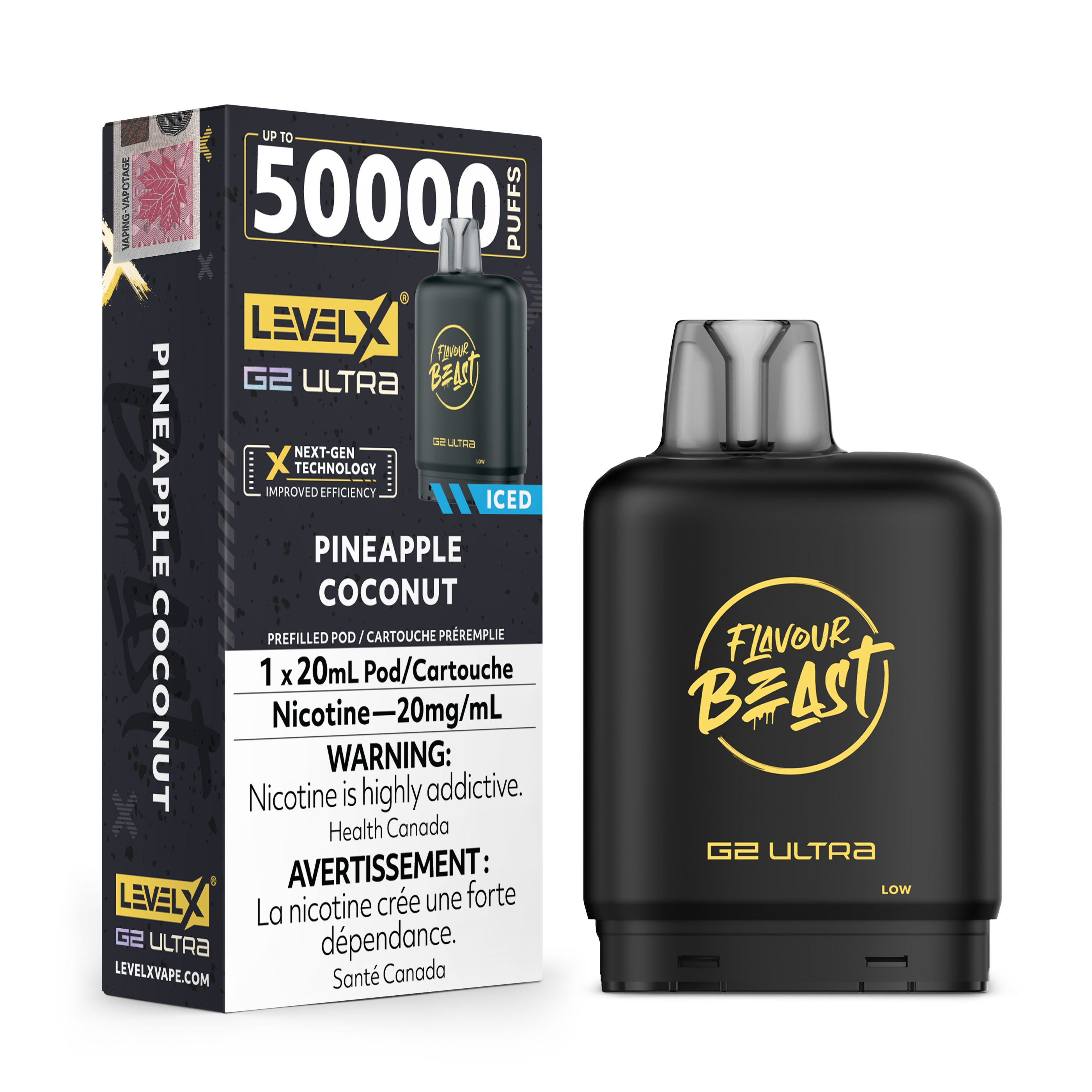 Level X - Flavour Beast G2 Ultra - Pod - 50k Puffs [ONTARIO]