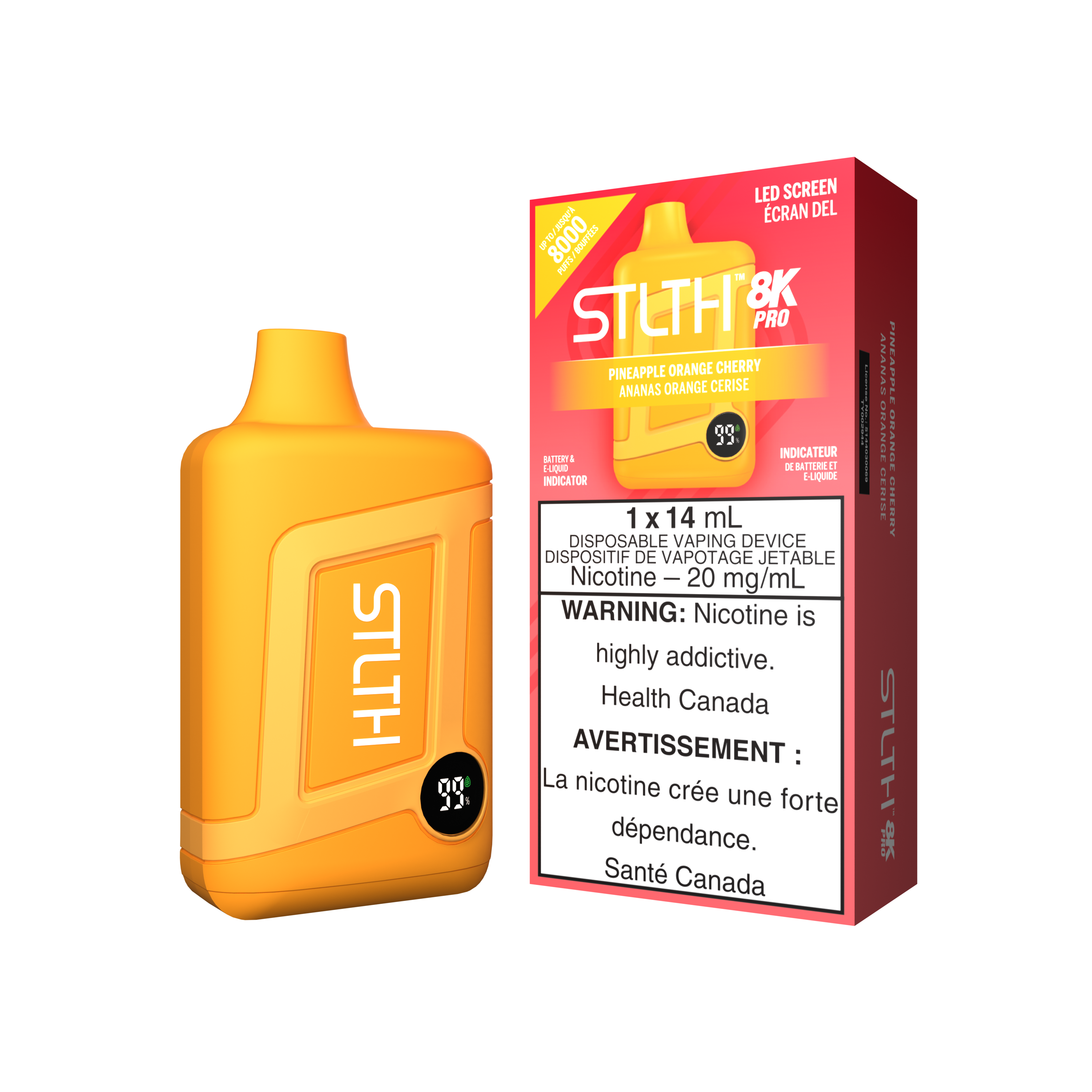 STLTH8K PRO - Rechargeable Disposable - 8k Puffs [ONTARIO]