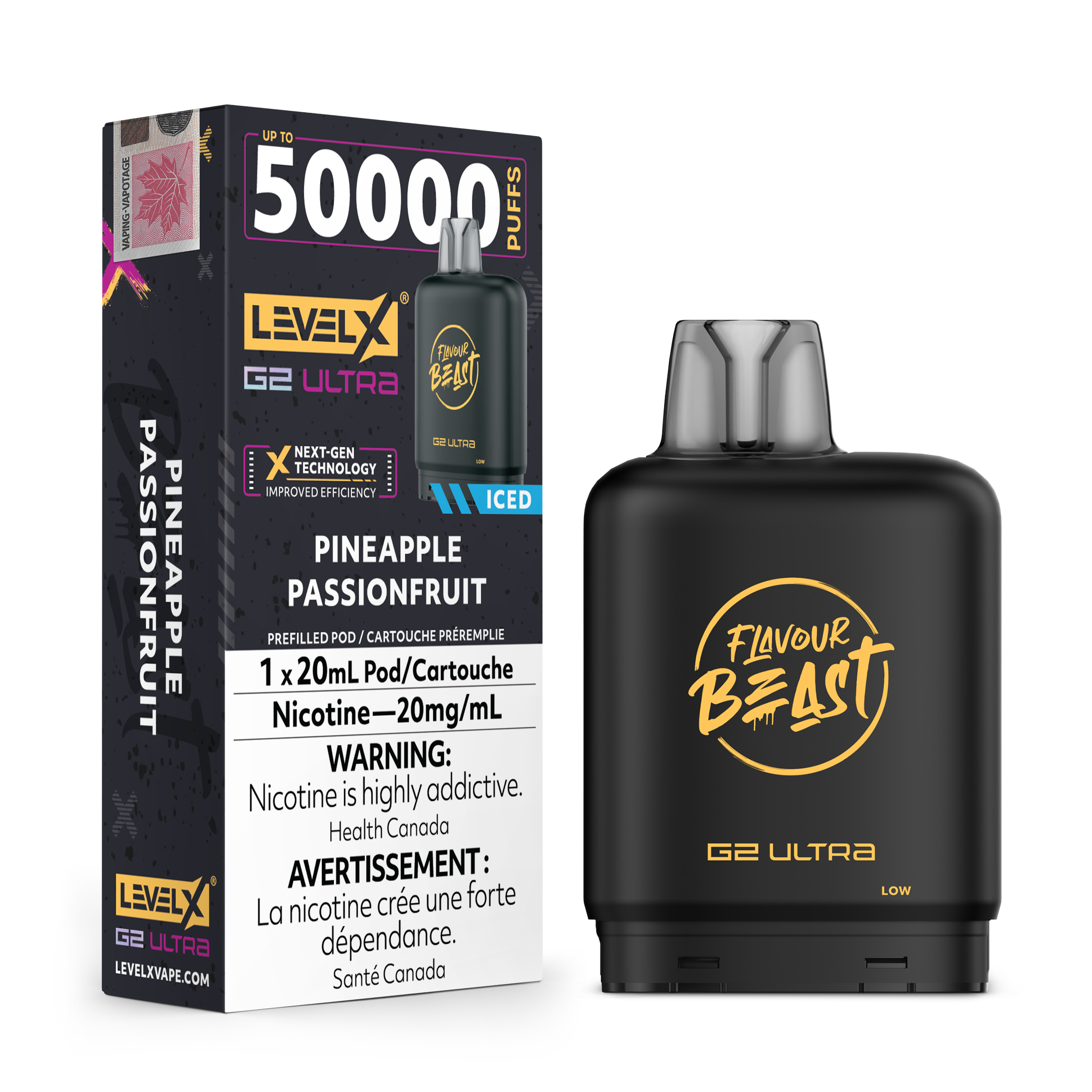 Level X - Flavour Beast G2 Ultra - Pod - 50k Puffs [ONTARIO]
