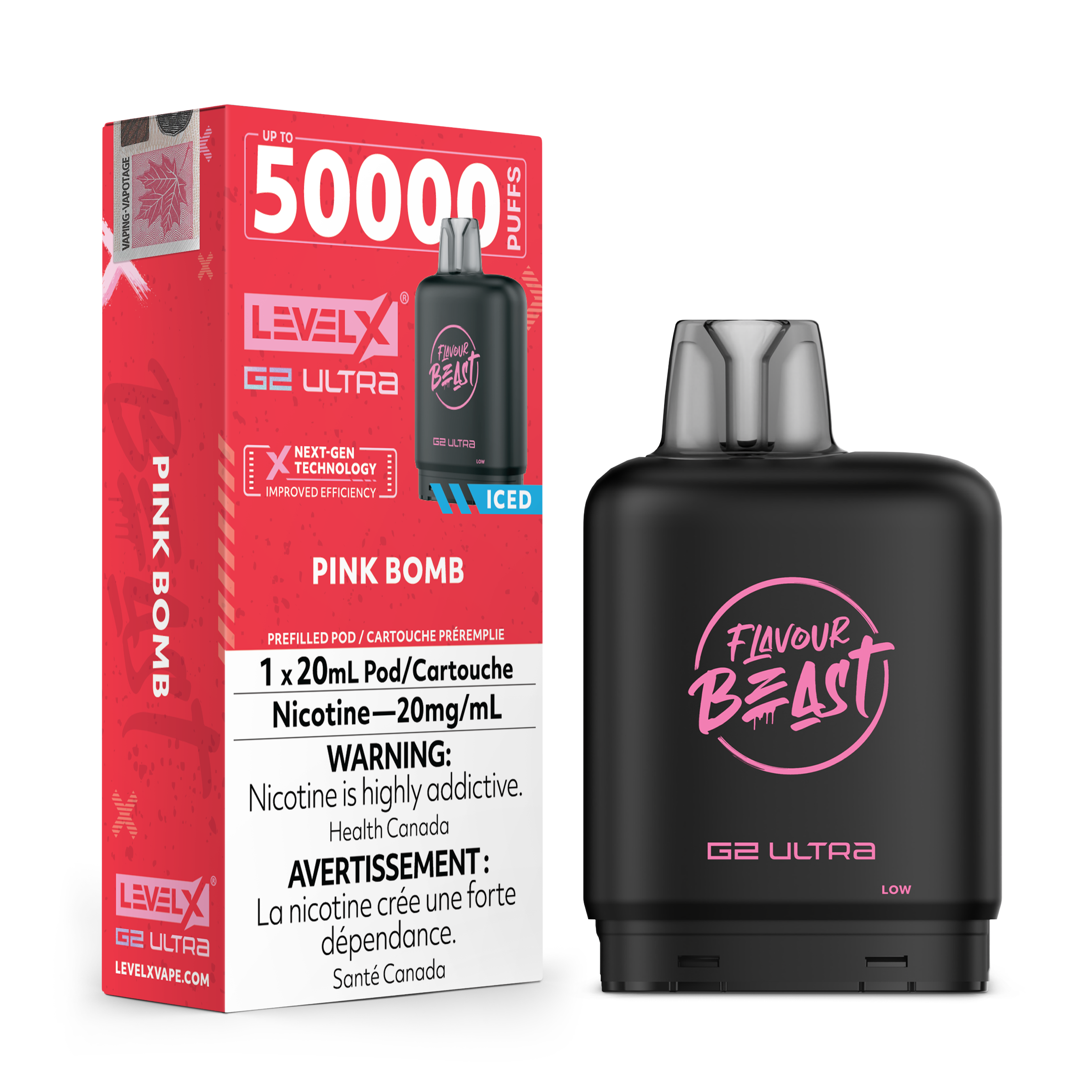 Level X - Flavour Beast G2 Ultra - Pod - 50k Puffs [ONTARIO]