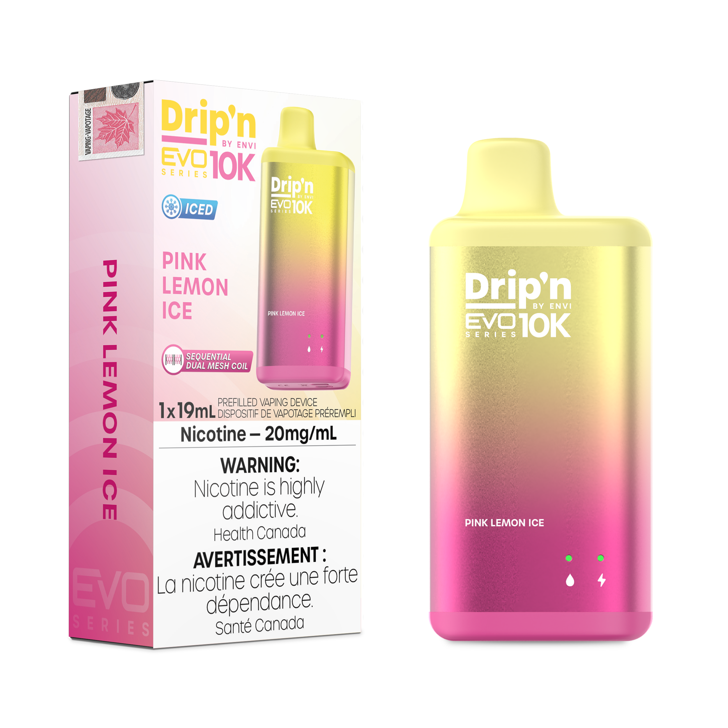 Drip'n by Envi - Drip'n EVO10K - Rechargeable Disposable - 10k Puffs [ONTARIO]
