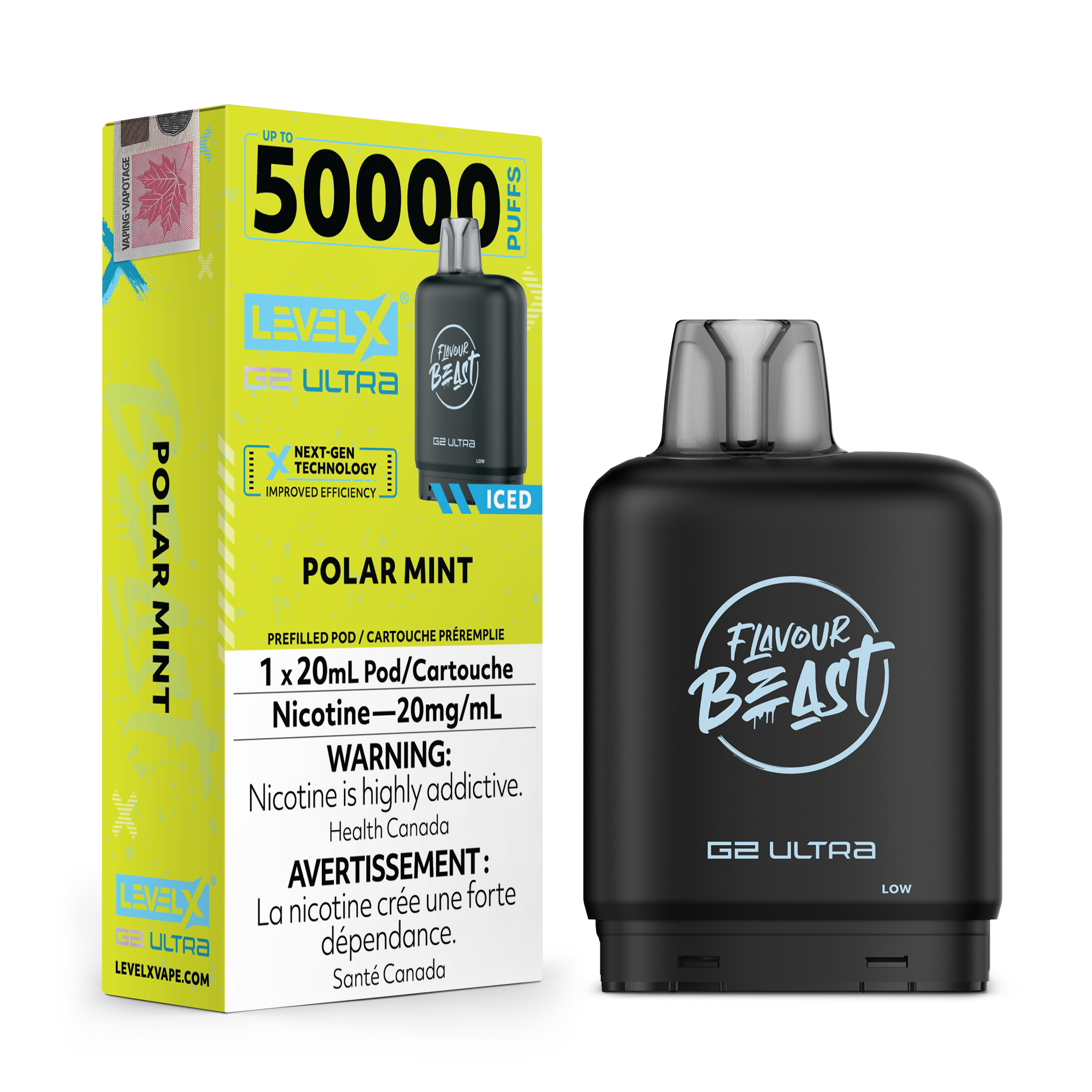 Level X - Flavour Beast G2 Ultra - Pod - 50k Puffs [ONTARIO]