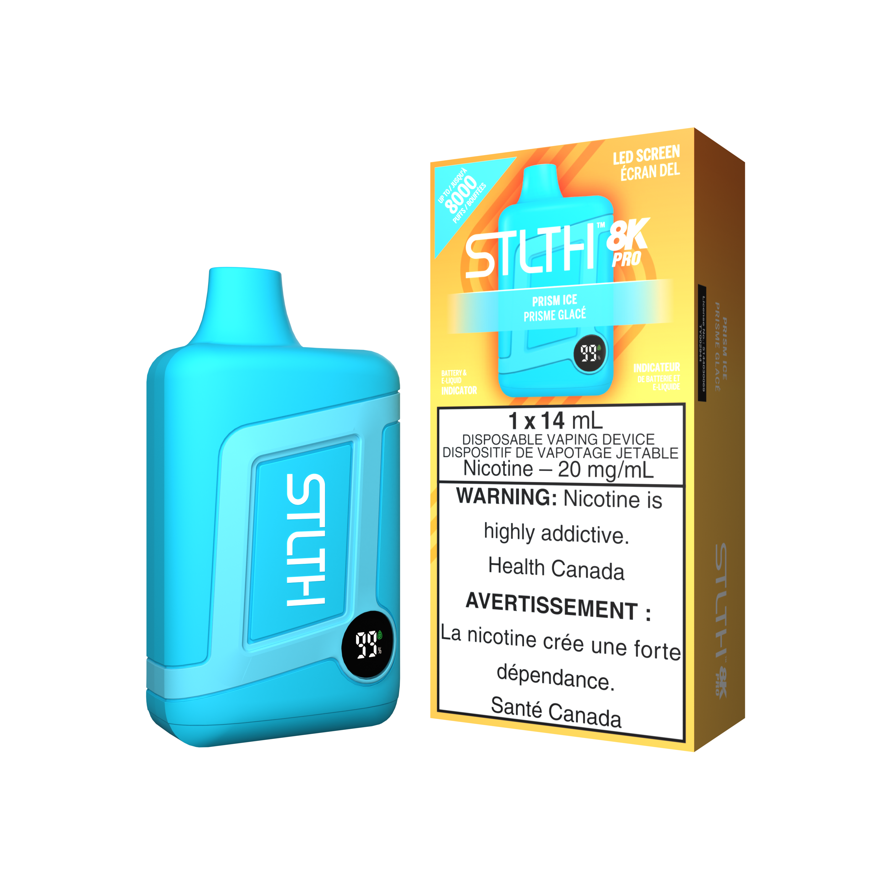 STLTH8K PRO - Rechargeable Disposable - 8k Puffs [ONTARIO]