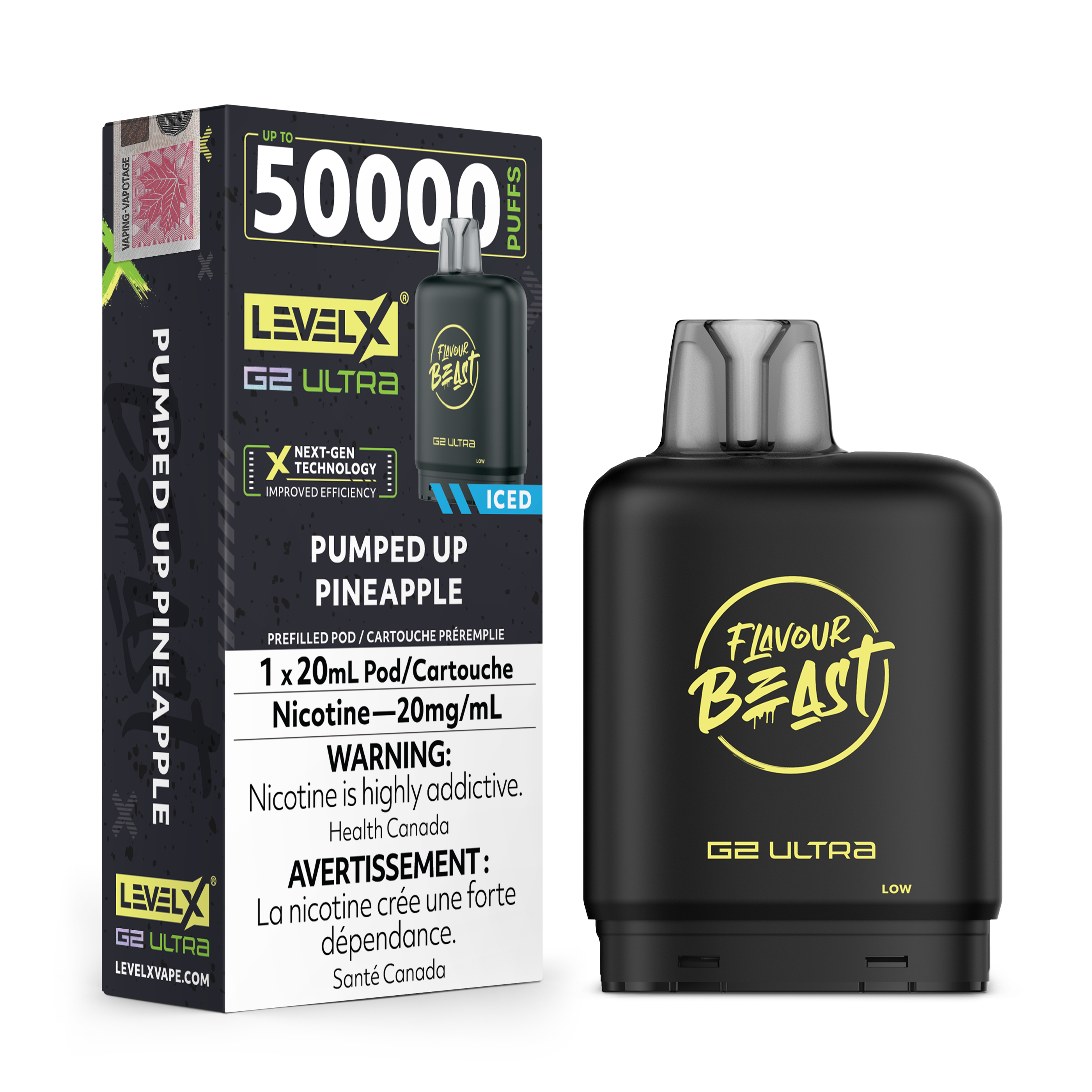 Level X - Flavour Beast G2 Ultra - Pod - 50k Puffs [ONTARIO]