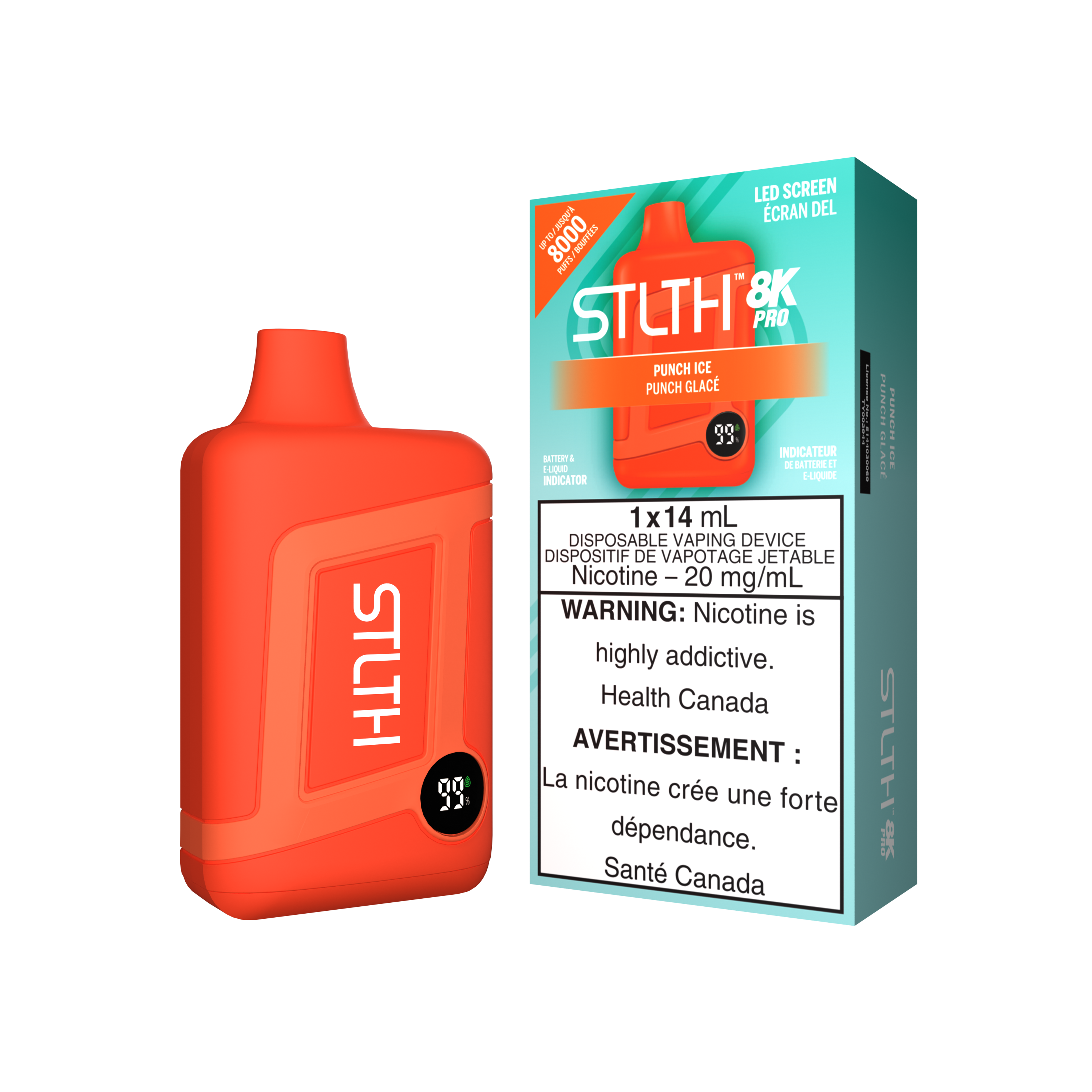STLTH8K PRO - Rechargeable Disposable - 8k Puffs [ONTARIO]