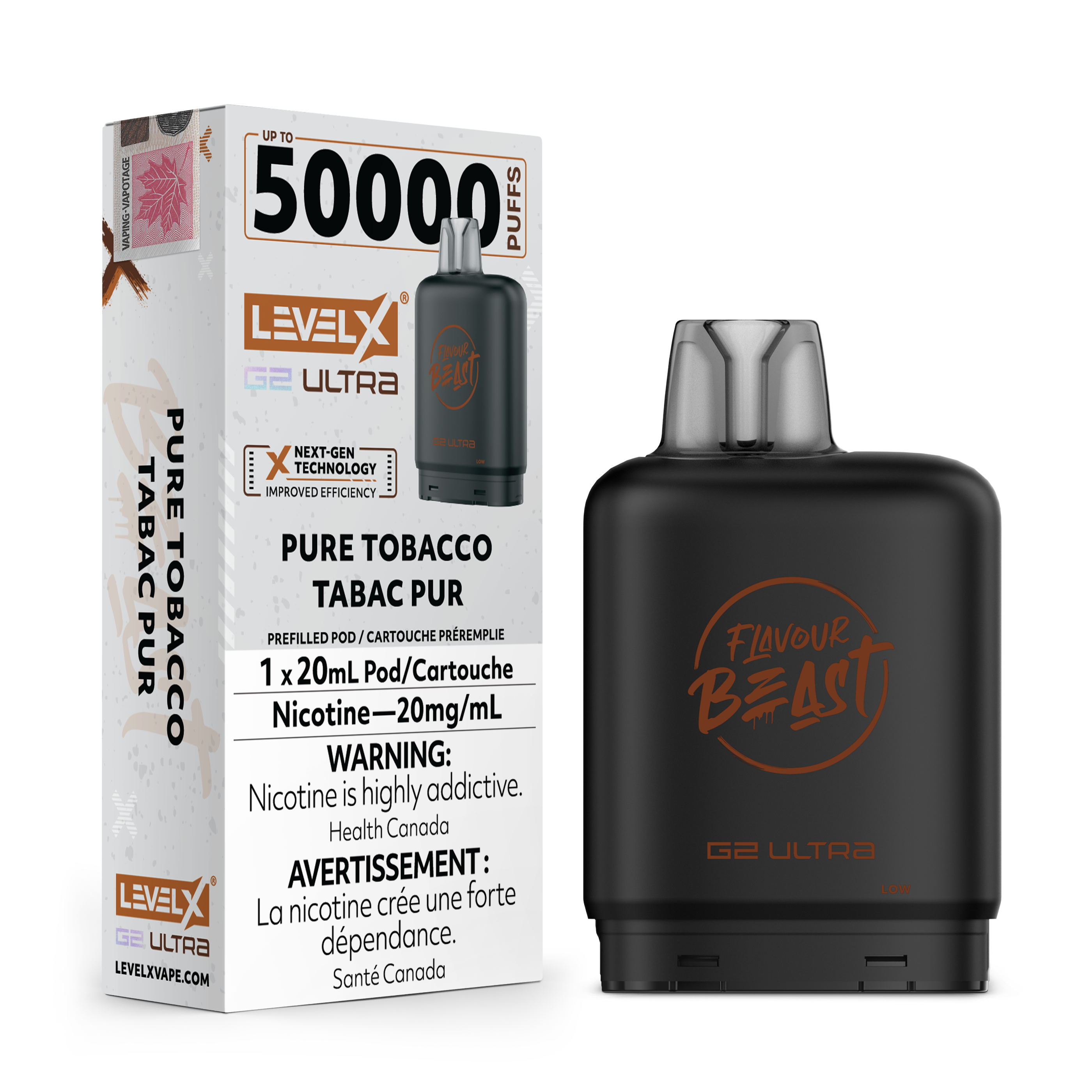 Level X - Flavour Beast G2 Ultra - Pod - 50k Puffs [ONTARIO]