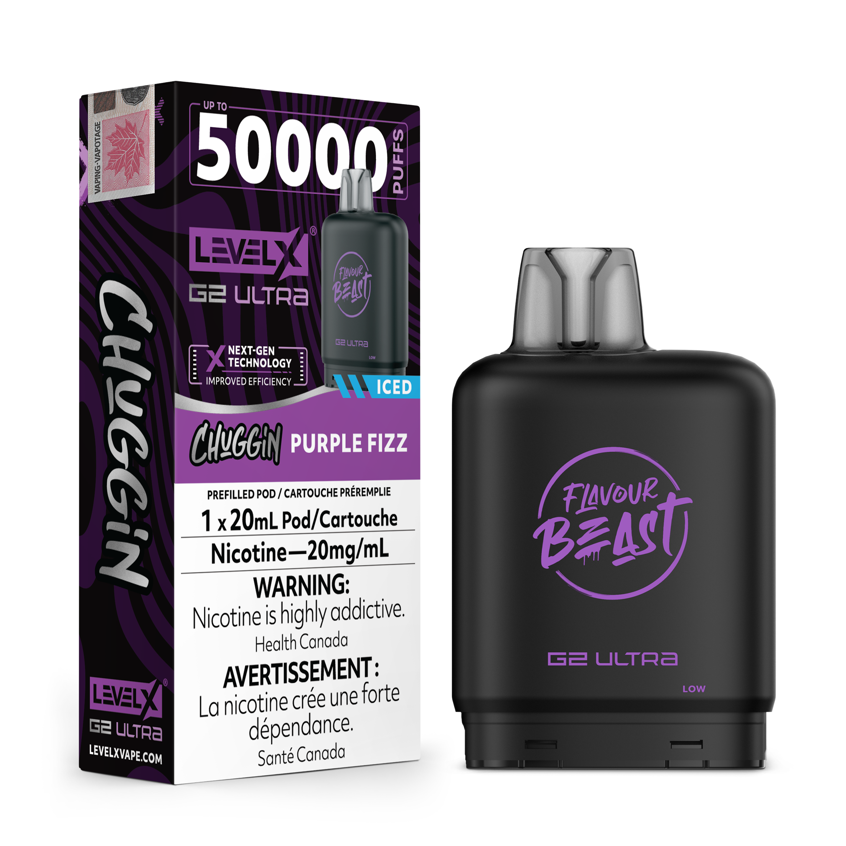 Level X - Flavour Beast G2 Ultra - Pod - 50k Puffs [ONTARIO]