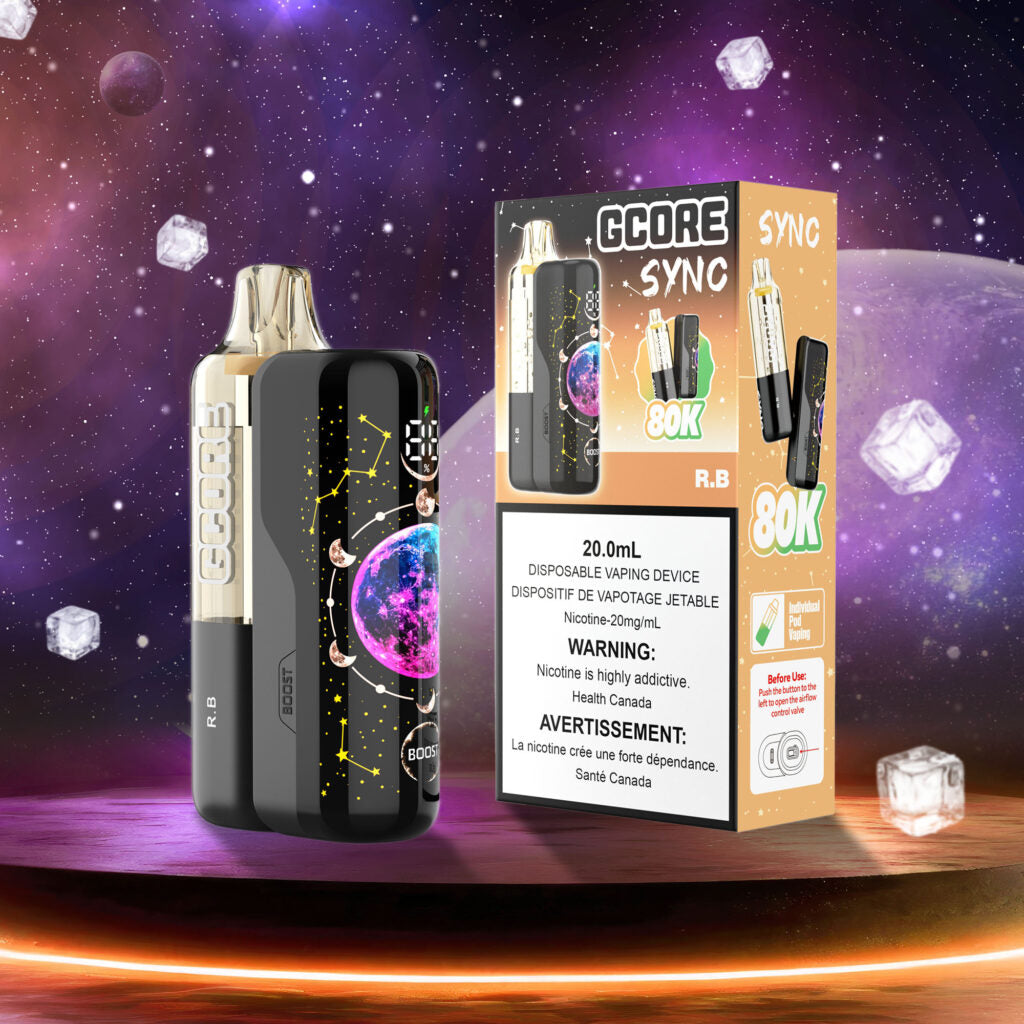 [ONT] Gcore - Sync - Rechargeable Disposable - 80k Puffs