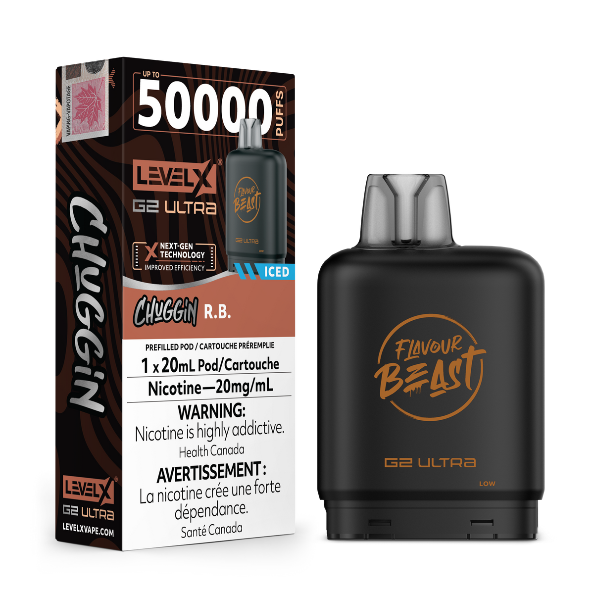 [ONT] Level X - Flavour Beast G2 Ultra - Exotics - Pod - 50k Puffs
