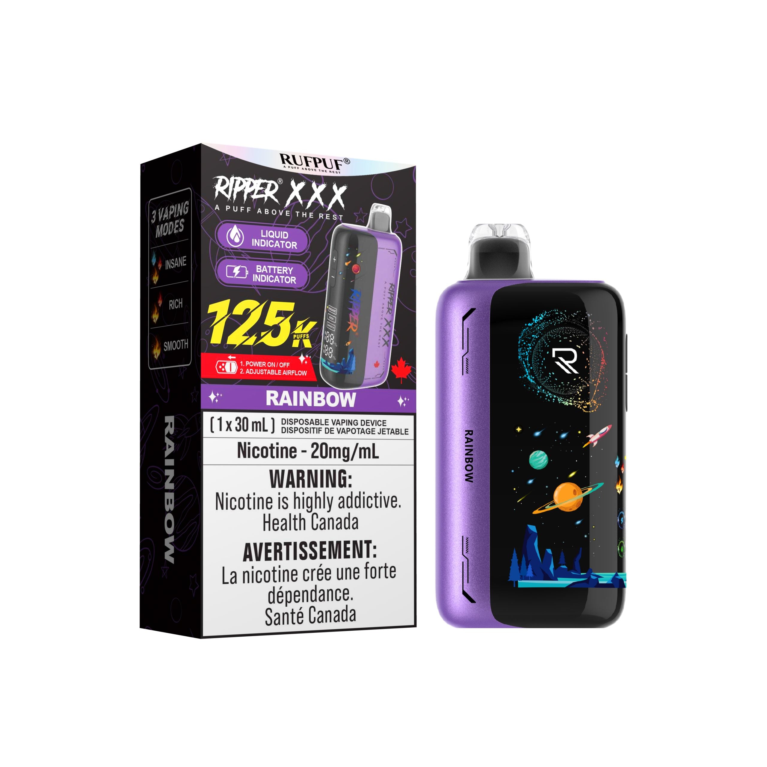[ONT] Ripper - XXX - Rechargeable Disposable - 125k puffs