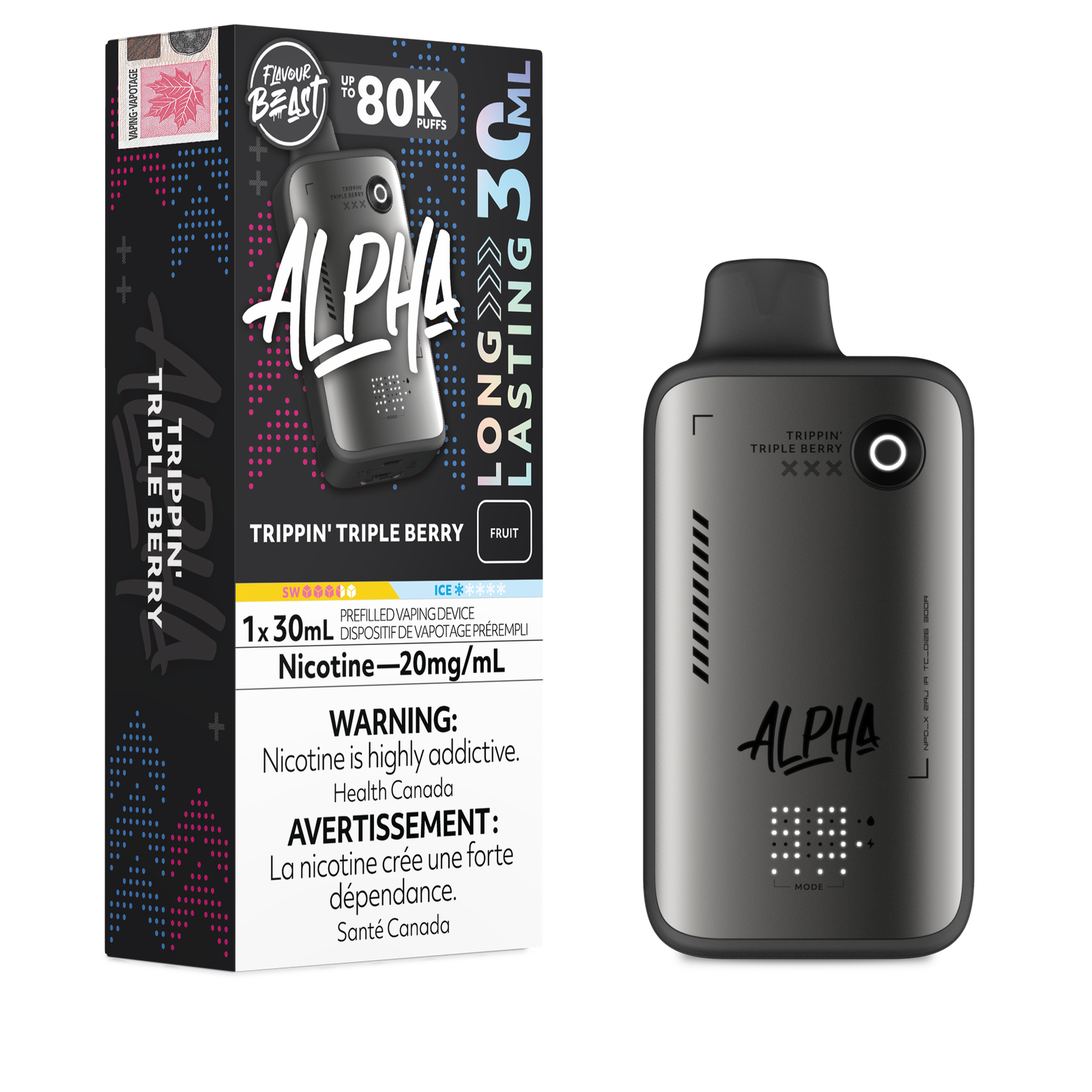 [ONT] Flavour Beast - Alpha - Rechargeable Disposable - 80k Puffs