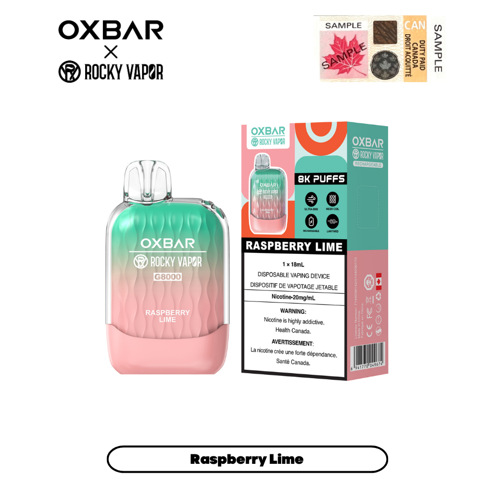 Oxbar D8000 - Rechargeable Disposable - 8000 puffs