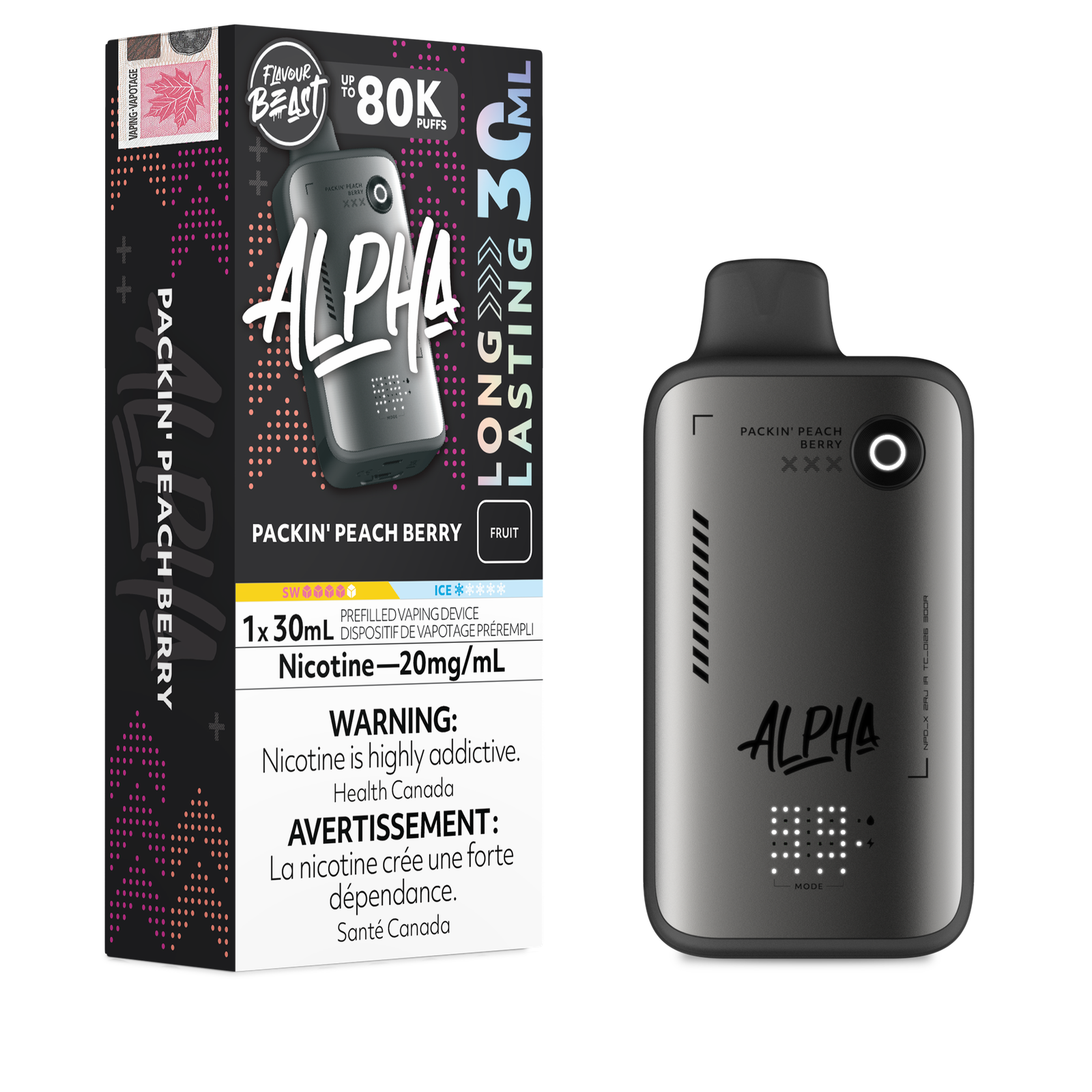 [ONT] Flavour Beast - Alpha - Rechargeable Disposable - 80k Puffs