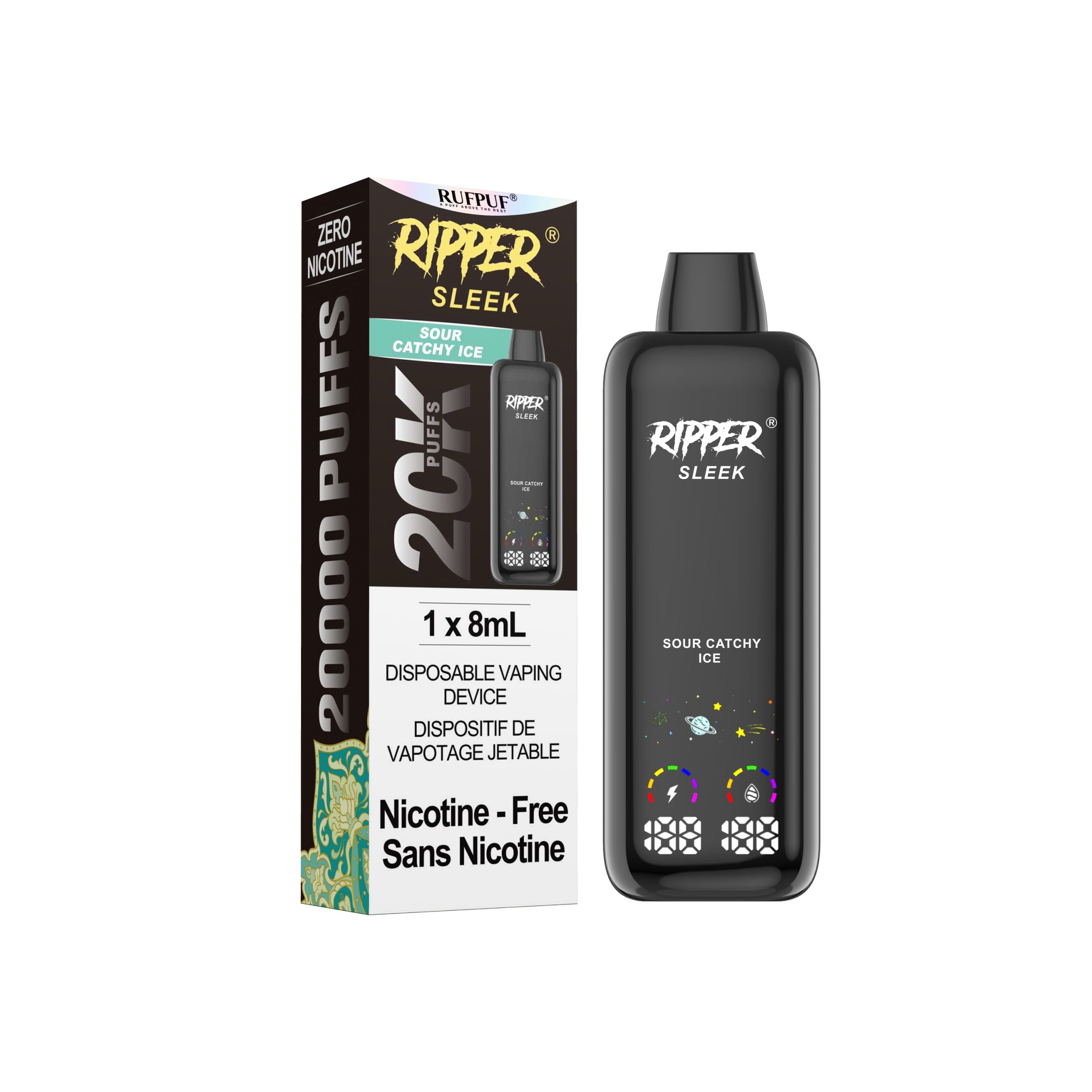 [ONT] Ripper - Sleek - Rechargeable Disposable - 20k Puffs