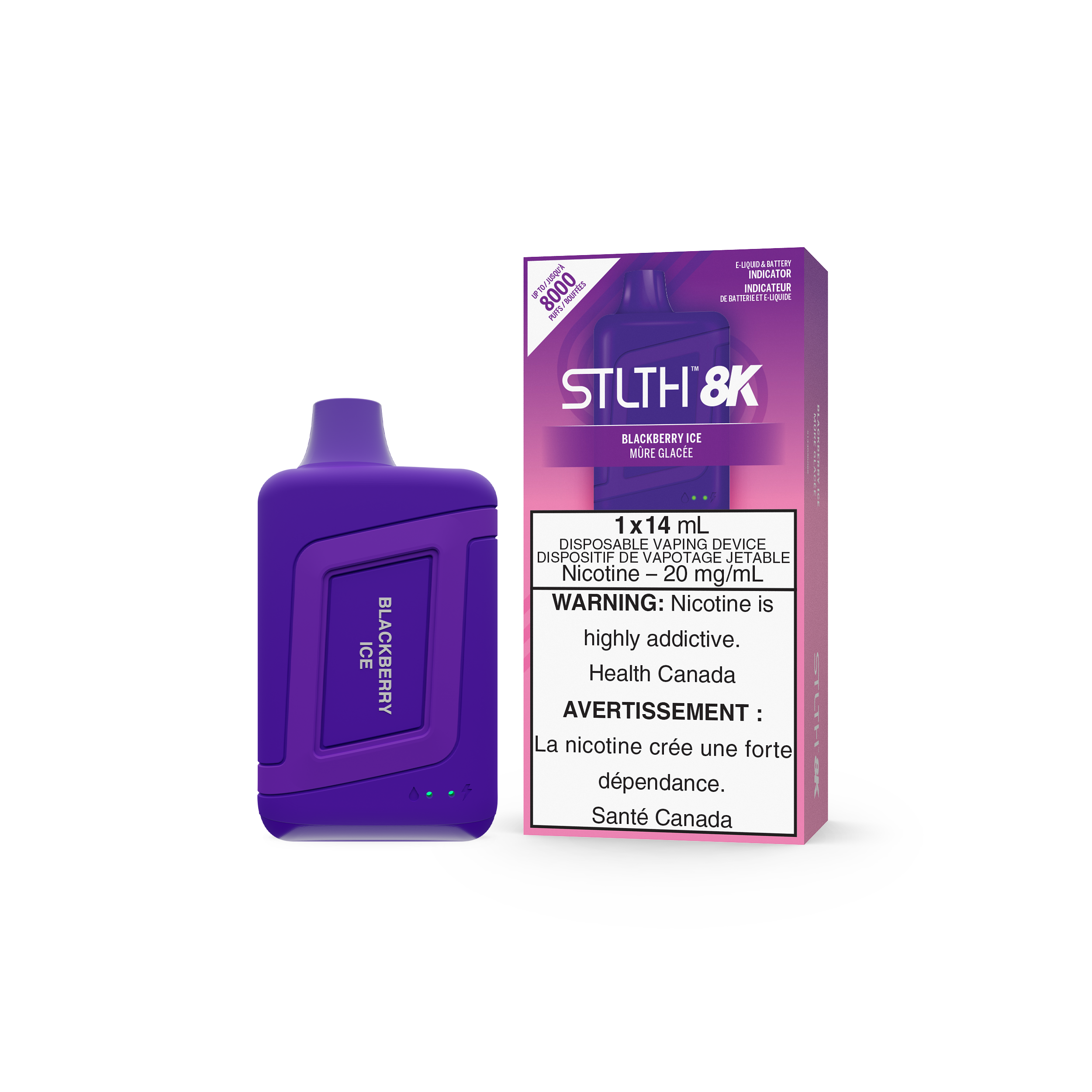 STLTH8K - Rechargeable Disposable - 8000 Puffs