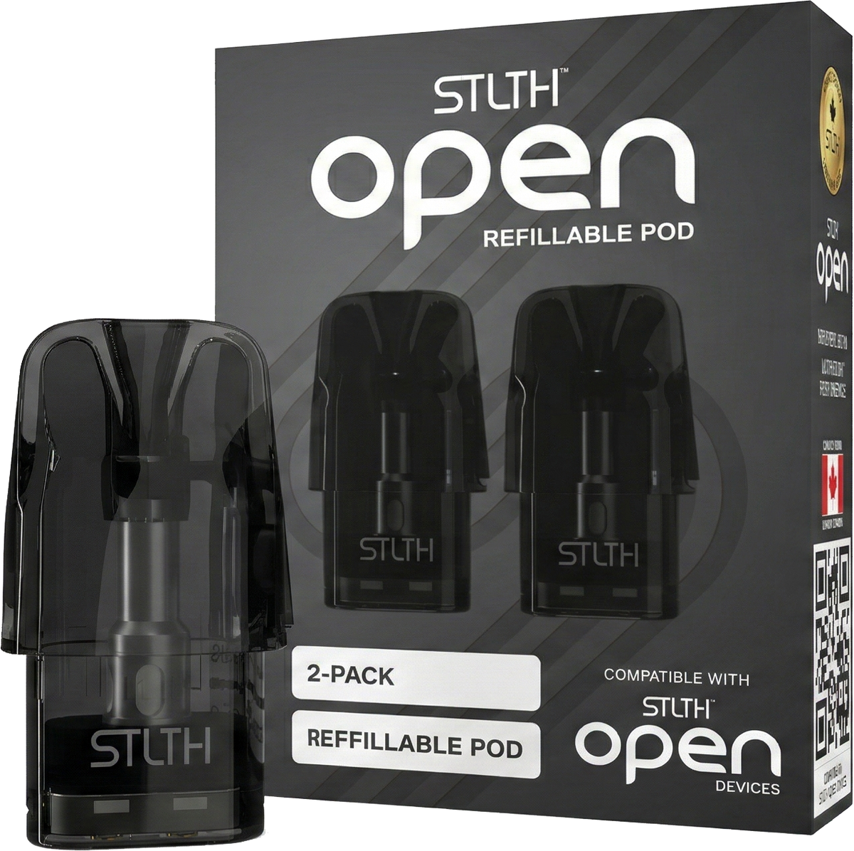 STLTH - STLTH Open Replacement Pod+Coil Pack
