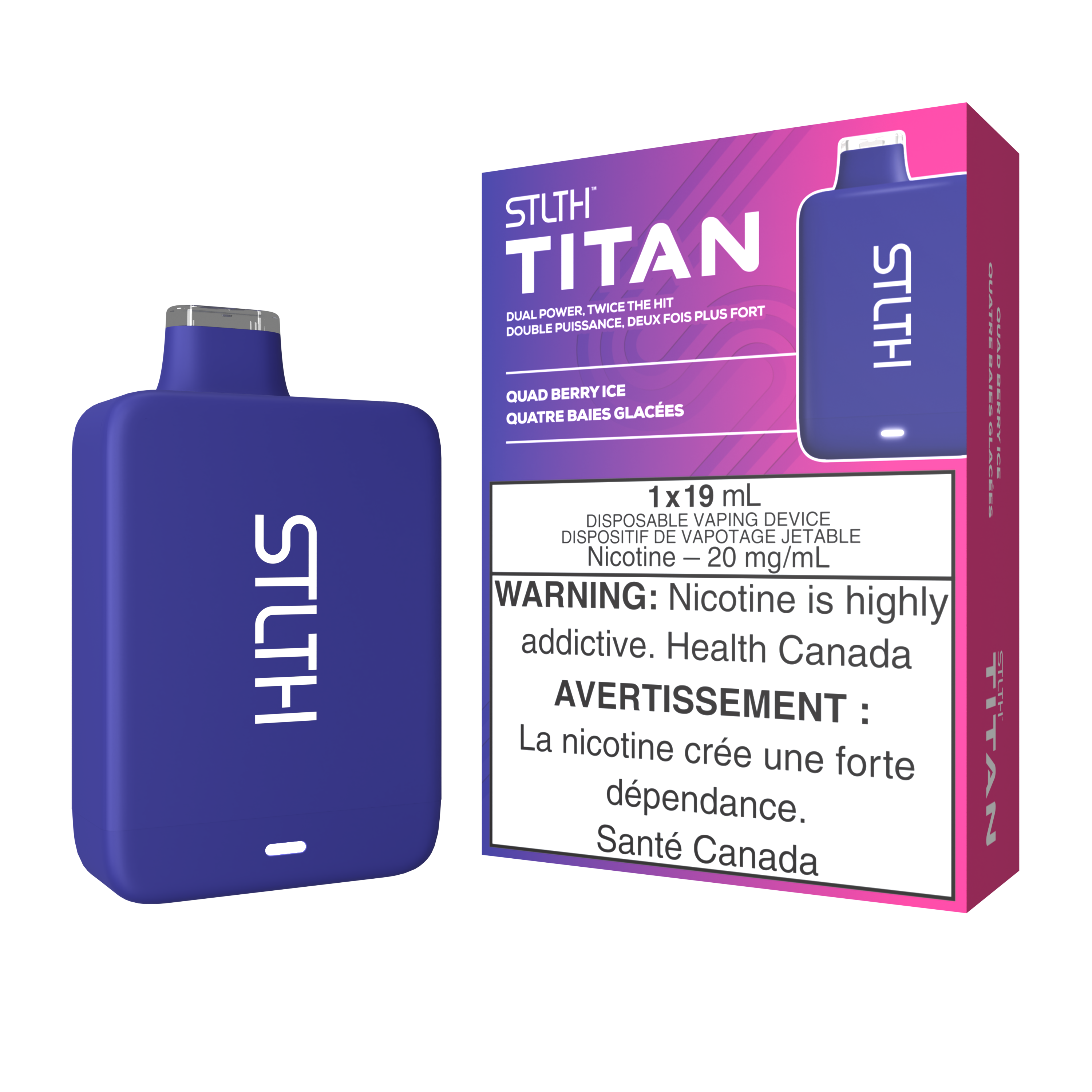 STLTH TITAN - Rechargeable Disposable - 10000 Puffs
