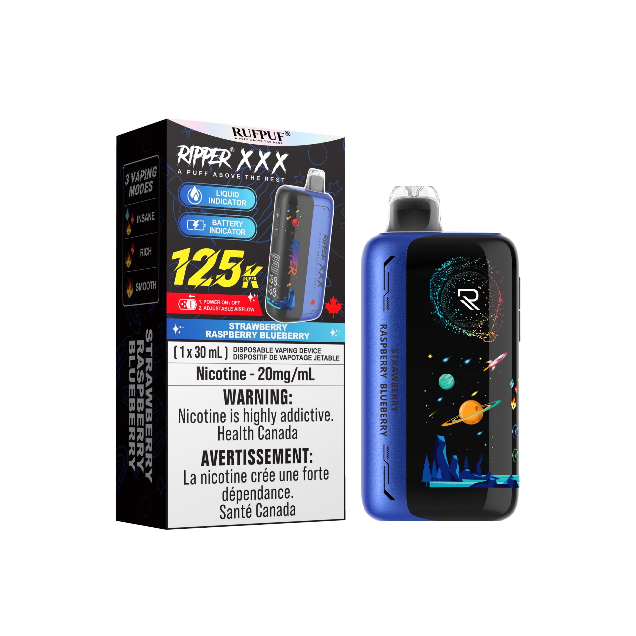 [ONT] Ripper - XXX - Rechargeable Disposable - 125k puffs