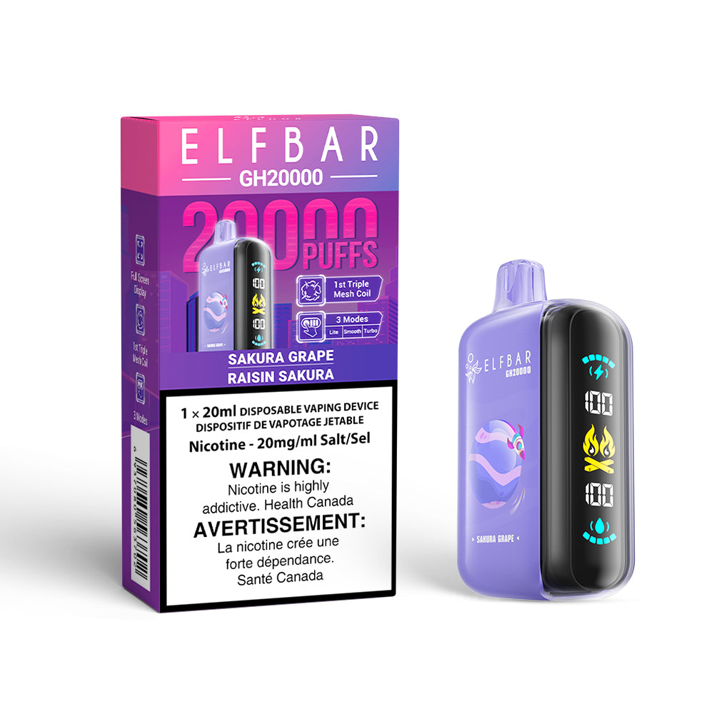 Elf Bar GH20000 - Rechargeable Disposable - 20k Puffs [ONTARIO]