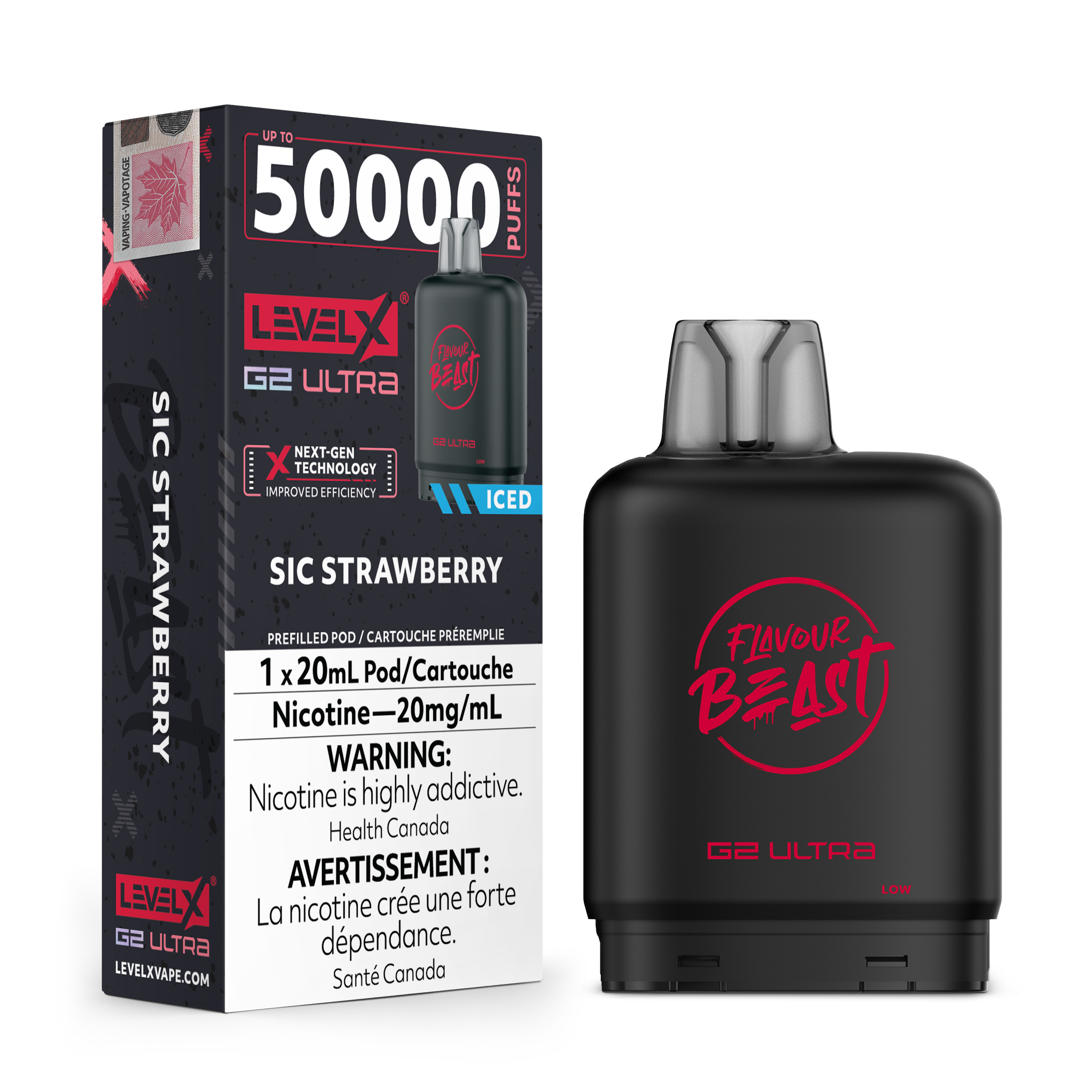 Level X - Flavour Beast G2 Ultra - Pod - 50k Puffs [ONTARIO]